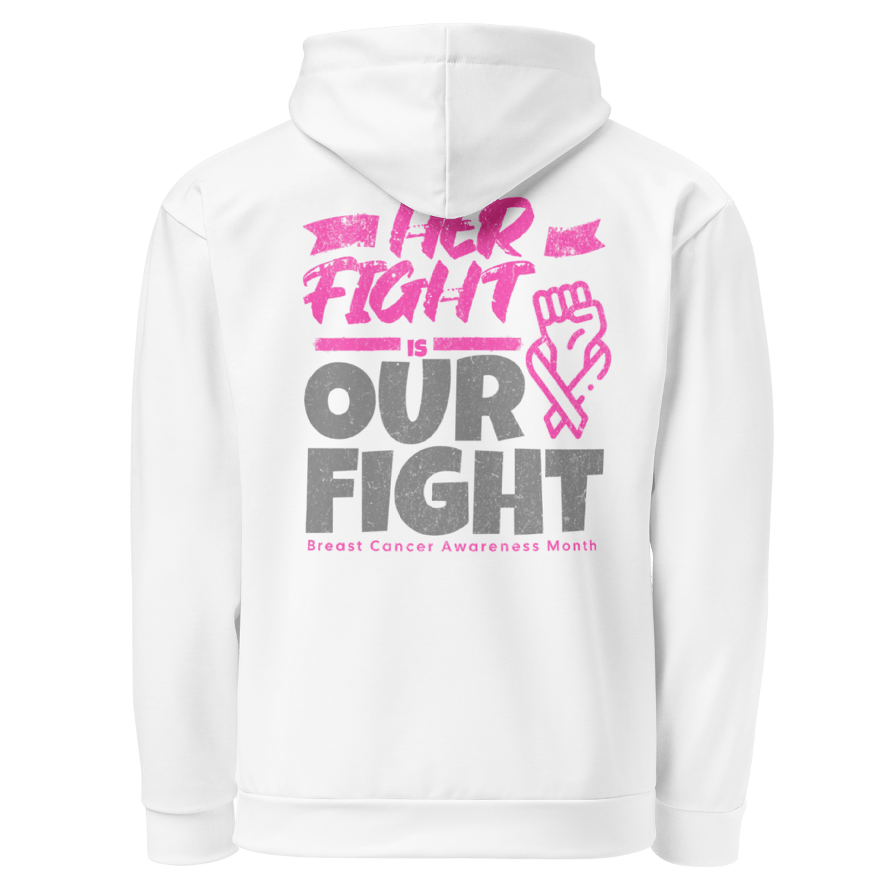 Stylish3Tees.com Her Fight Is Our Fight Unisex cotton hoodie