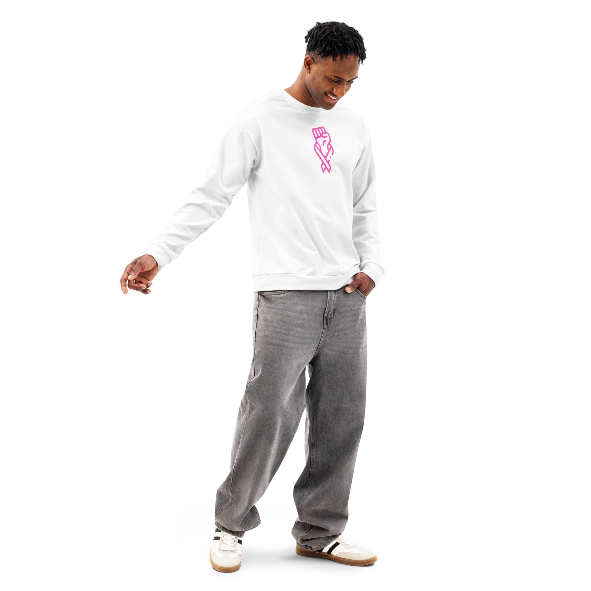 Stylish3Tees.com Her Fight Is Our Fight Unisex cotton sweatshirt