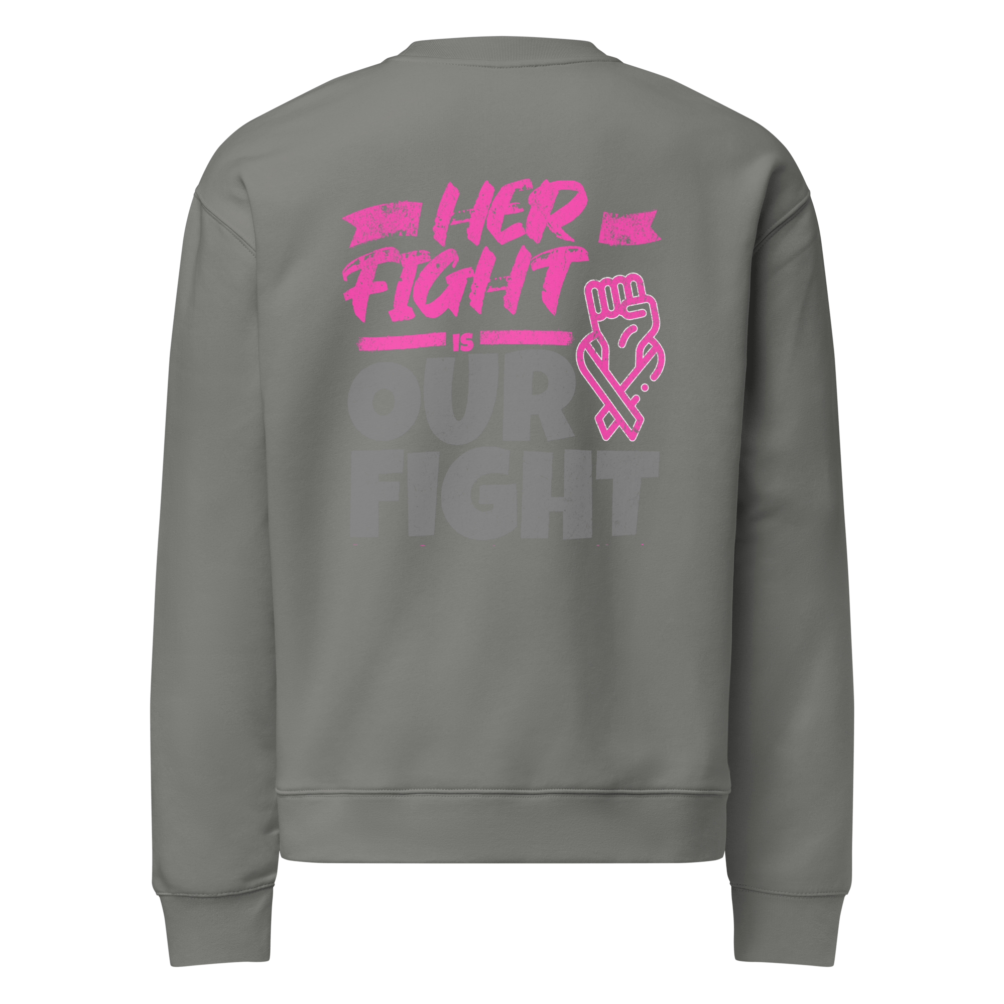 Stylish3Tees.com Her Fight Is Our Fight Unisex relax crew neck sweatshirt