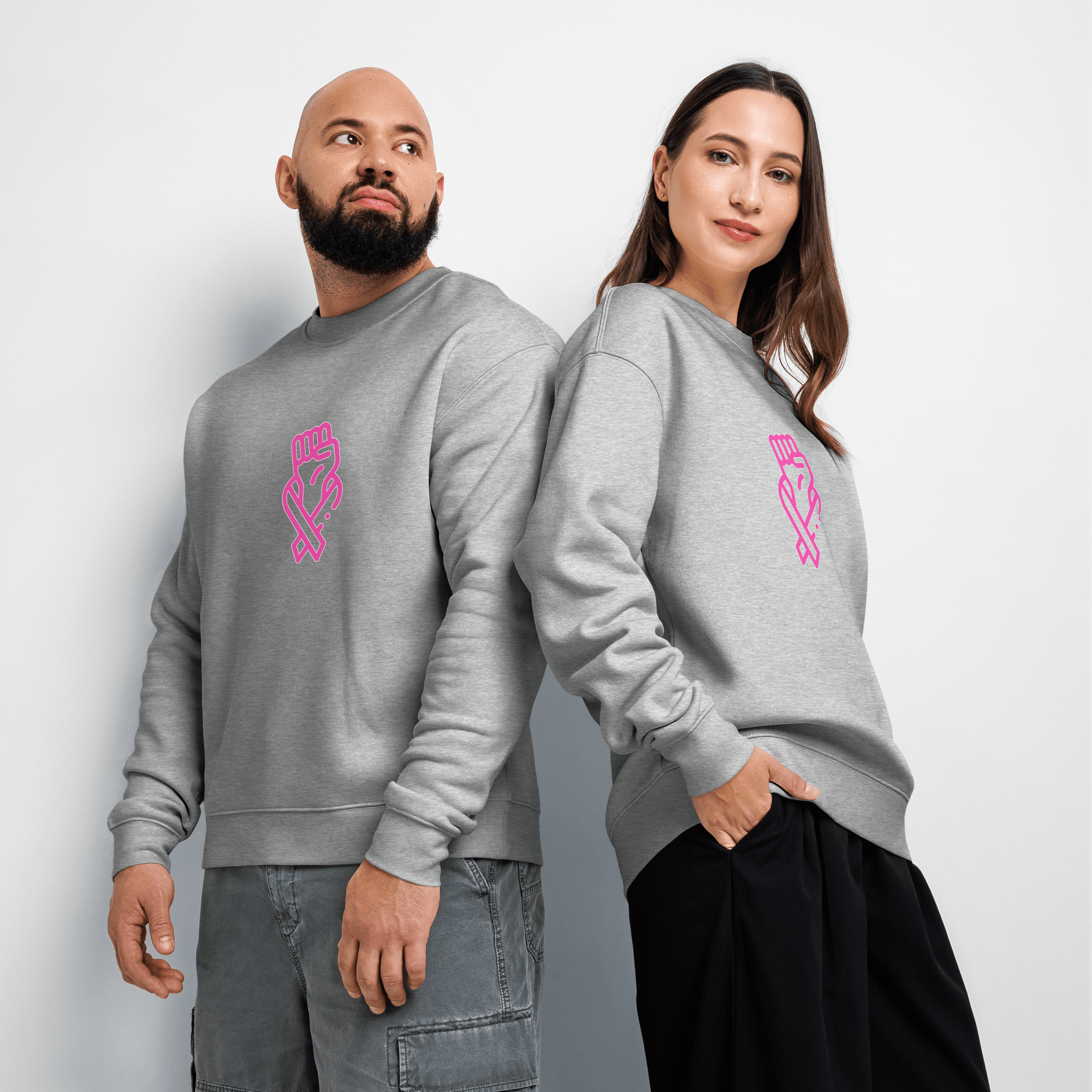 Stylish3Tees.com Her Fight Is Our Fight Unisex relax crew neck sweatshirt