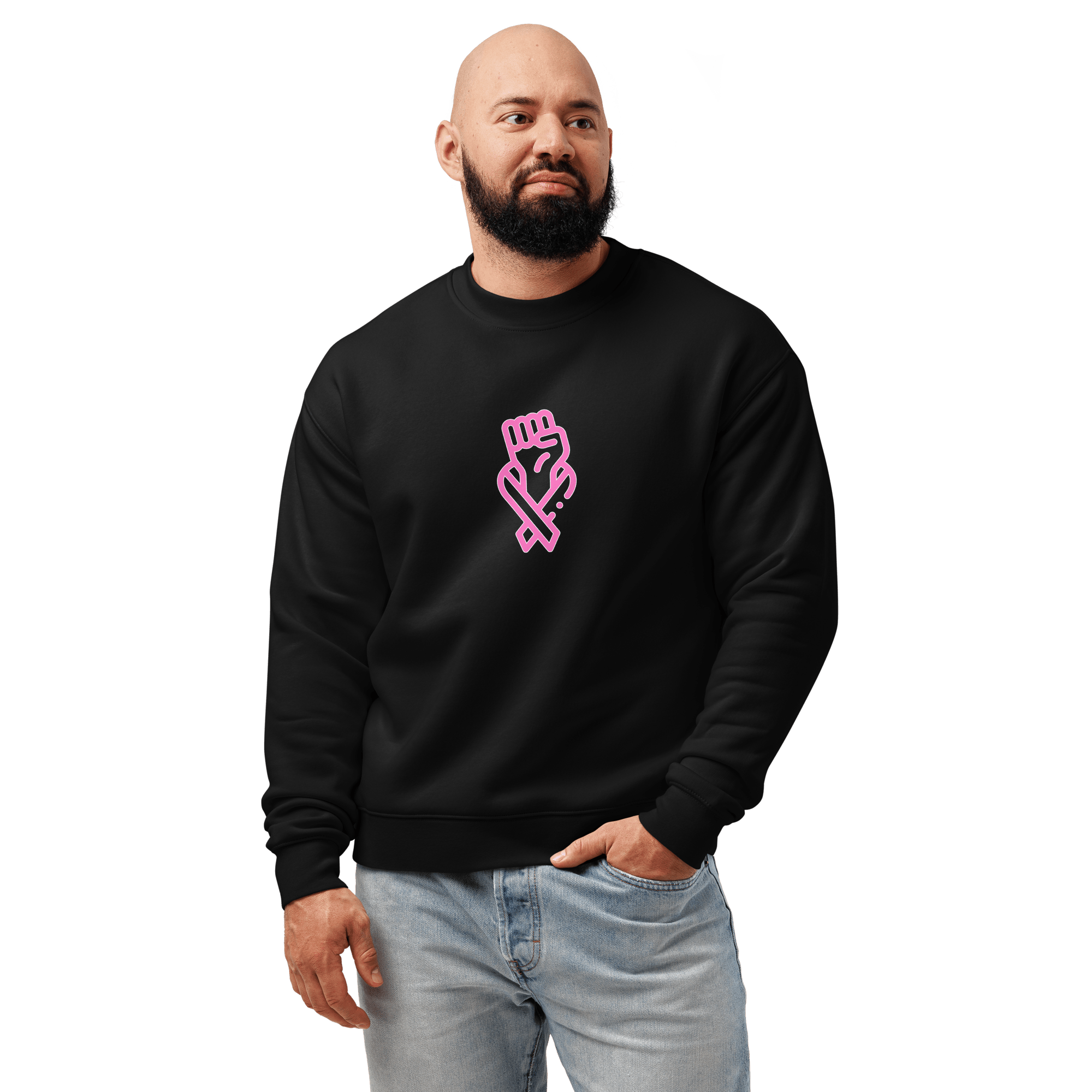 Stylish3Tees.com Her Fight Is Our Fight Unisex relax crew neck sweatshirt