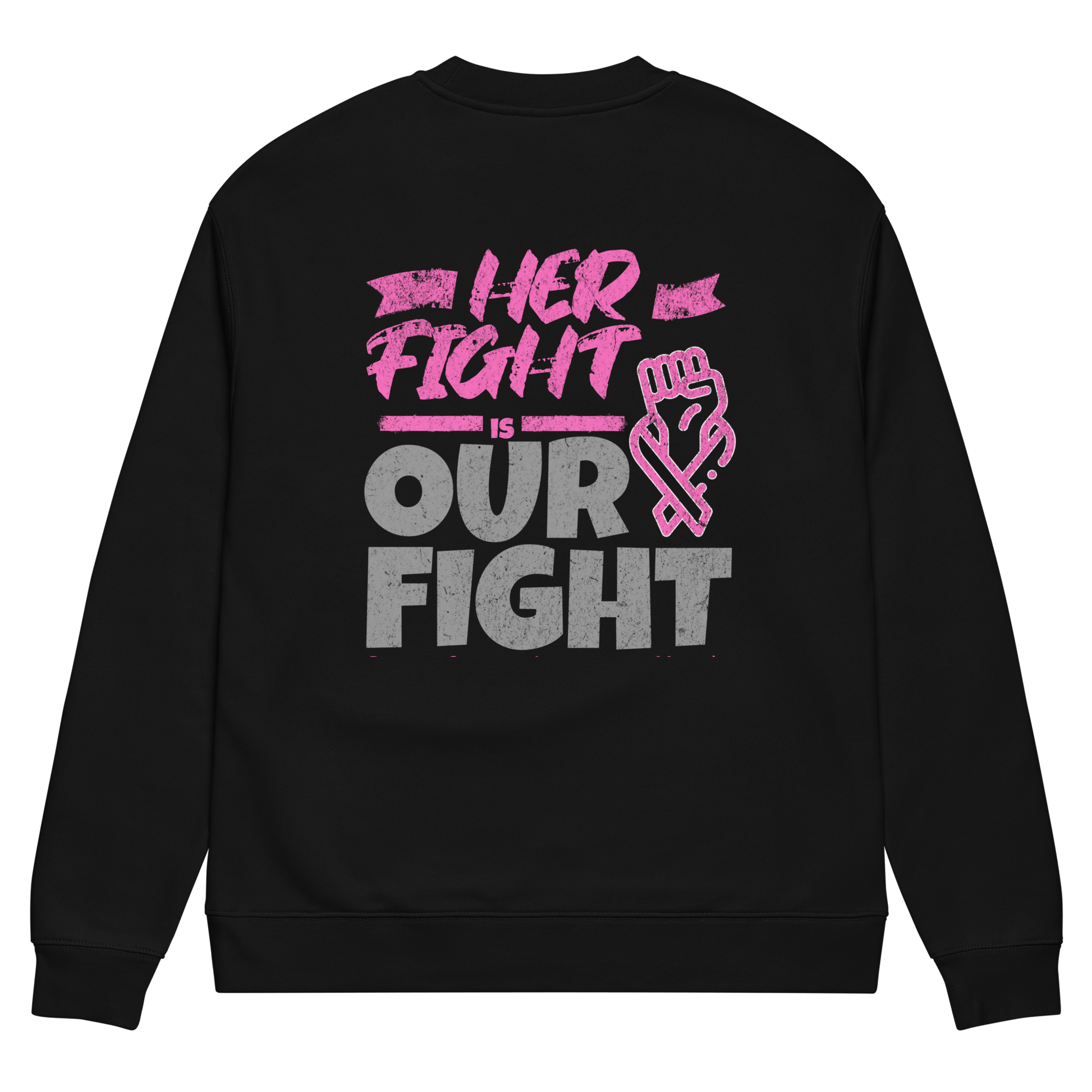 Stylish3Tees.com Her Fight Is Our Fight Unisex relax crew neck sweatshirt