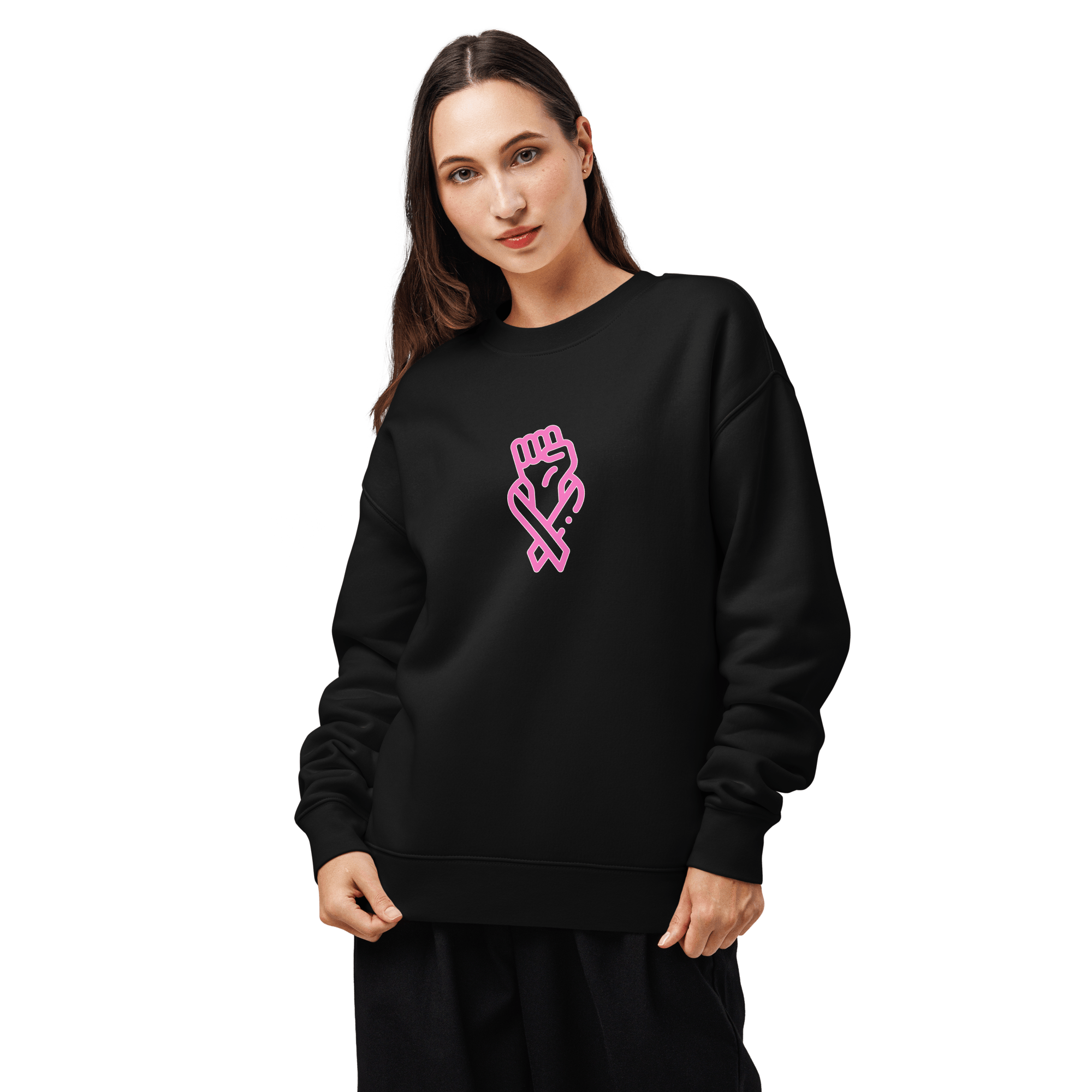 Stylish3Tees.com Her Fight Is Our Fight Unisex relax crew neck sweatshirt