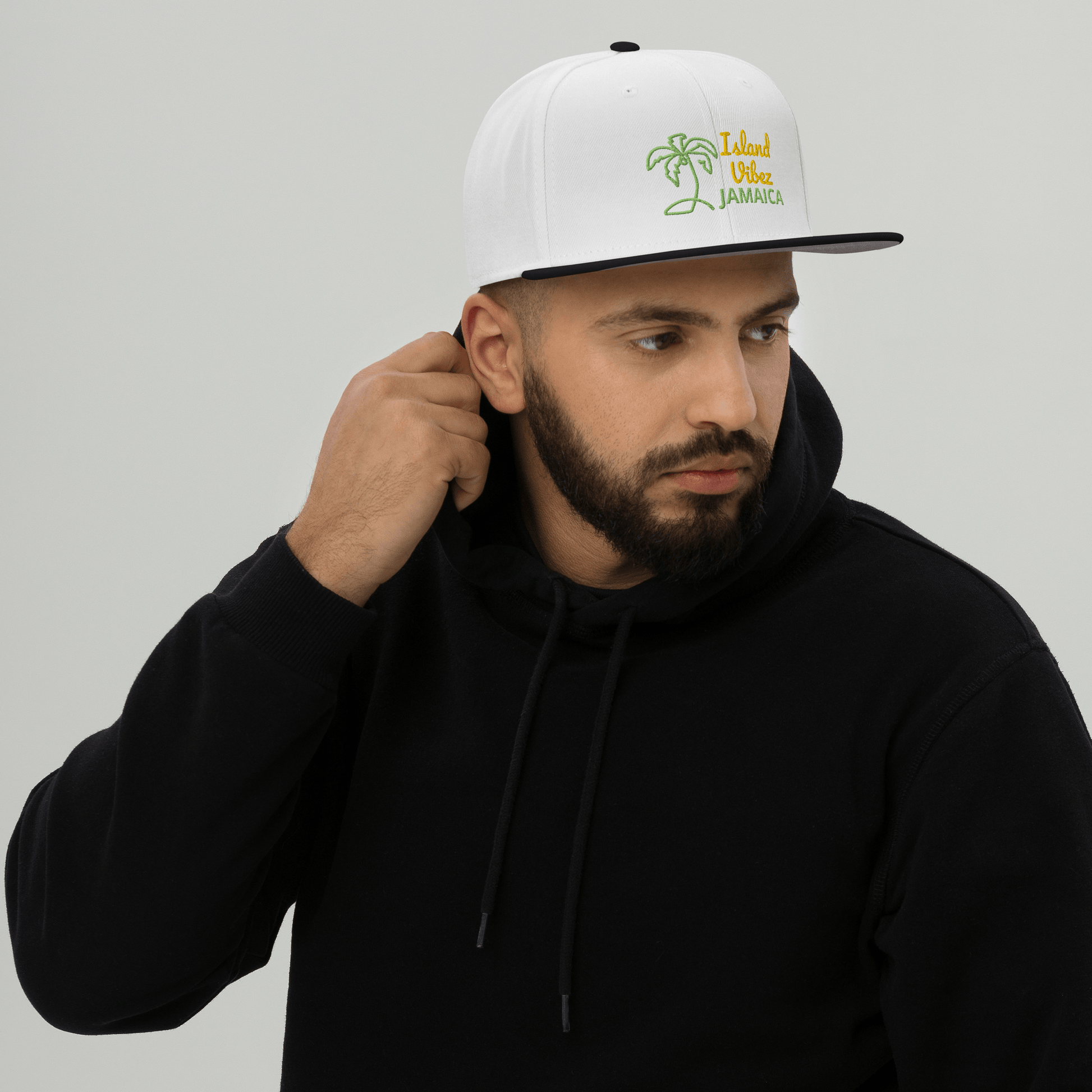 Stylish3Tees.com Island Vibes Jamaica Snapback Hat
