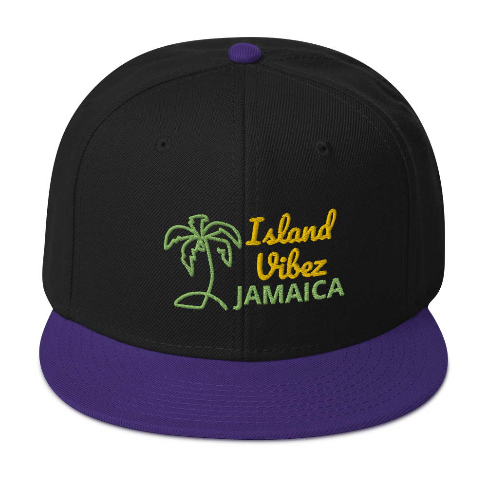 Stylish3Tees.com Island Vibes Jamaica Snapback Hat