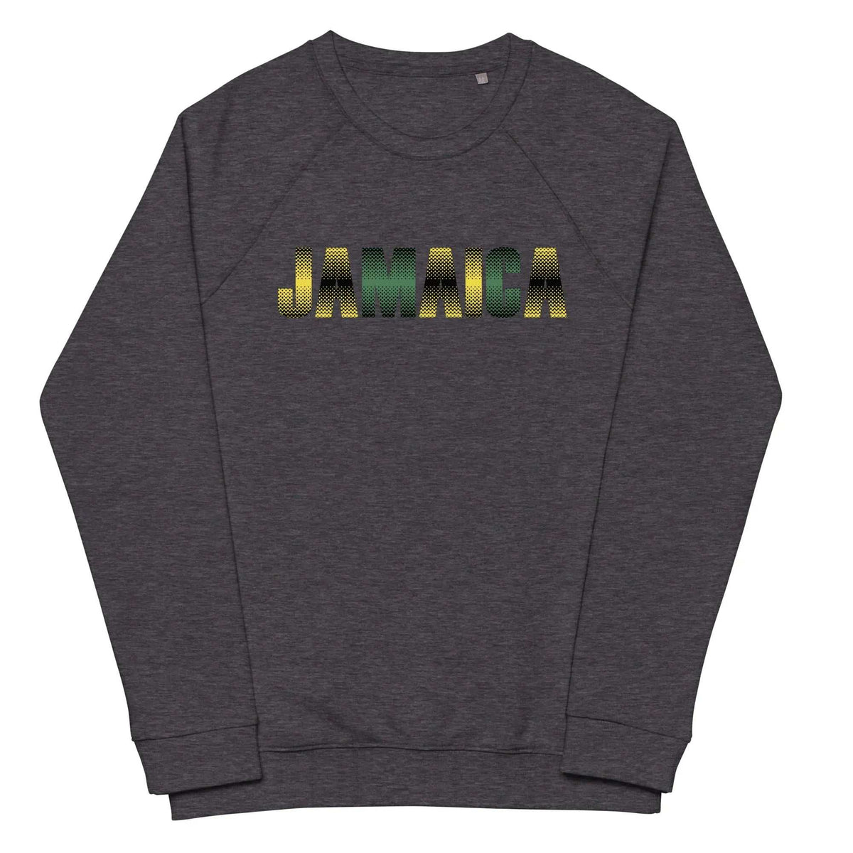 Stylish3Tees.com Jamaica Unisex organic raglan sweatshirt