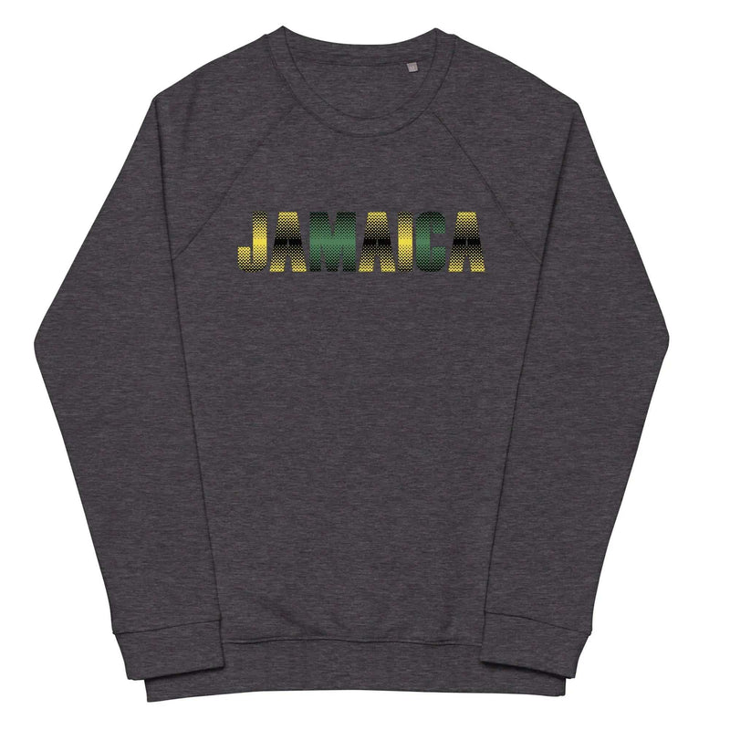 Stylish3Tees.com Jamaica Unisex organic raglan sweatshirt