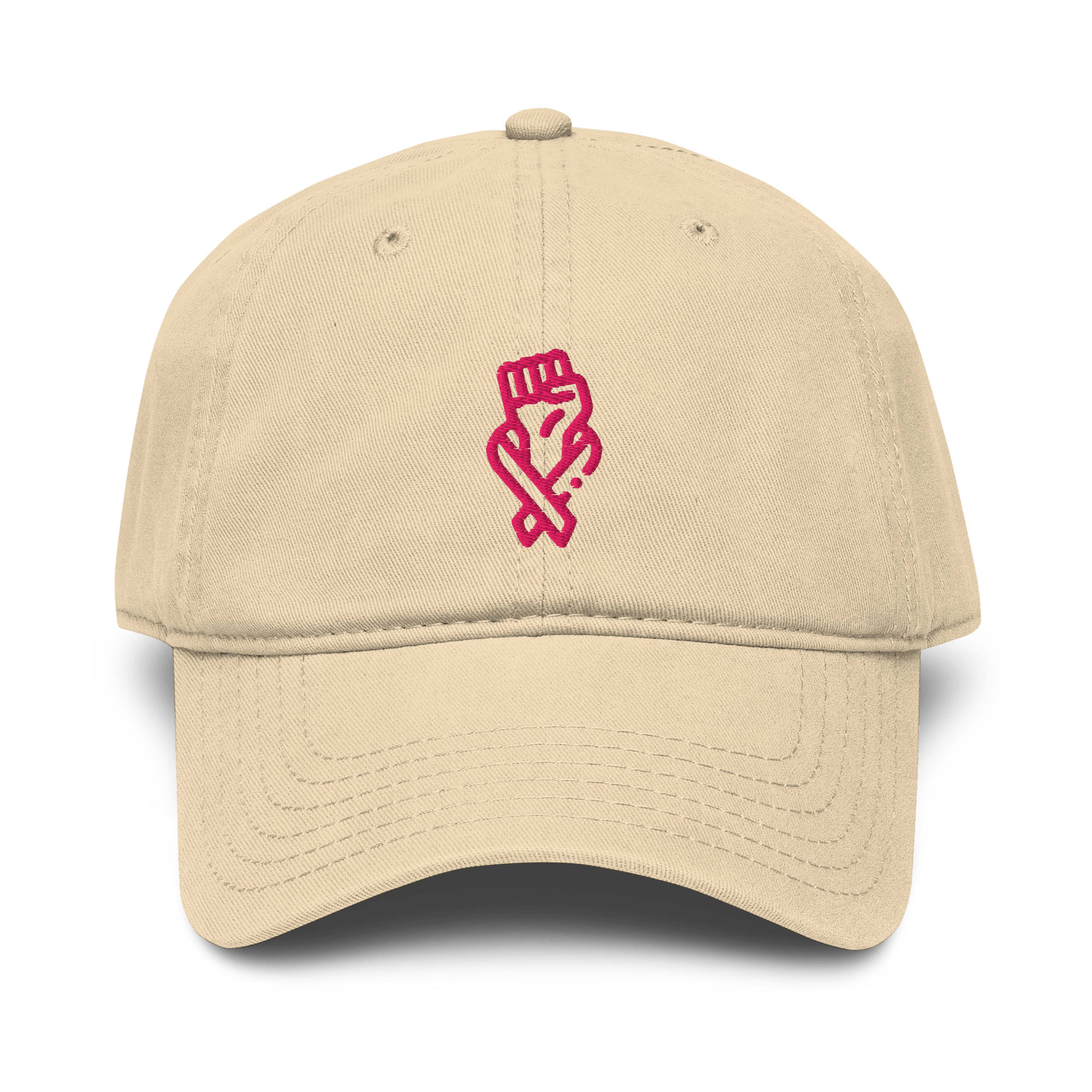 Stylish3Tees.com Khaki Her Fight Is Her Fight Garment washed baseball cap