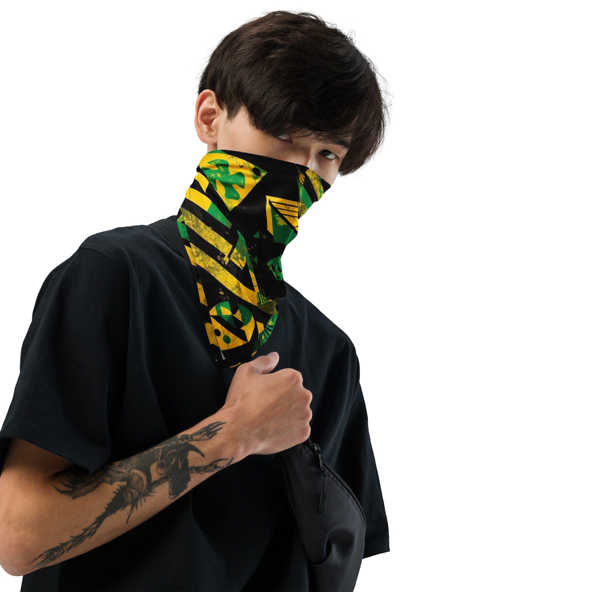 Stylish3Tees.com M Jamaica Frequency All-over print bandana