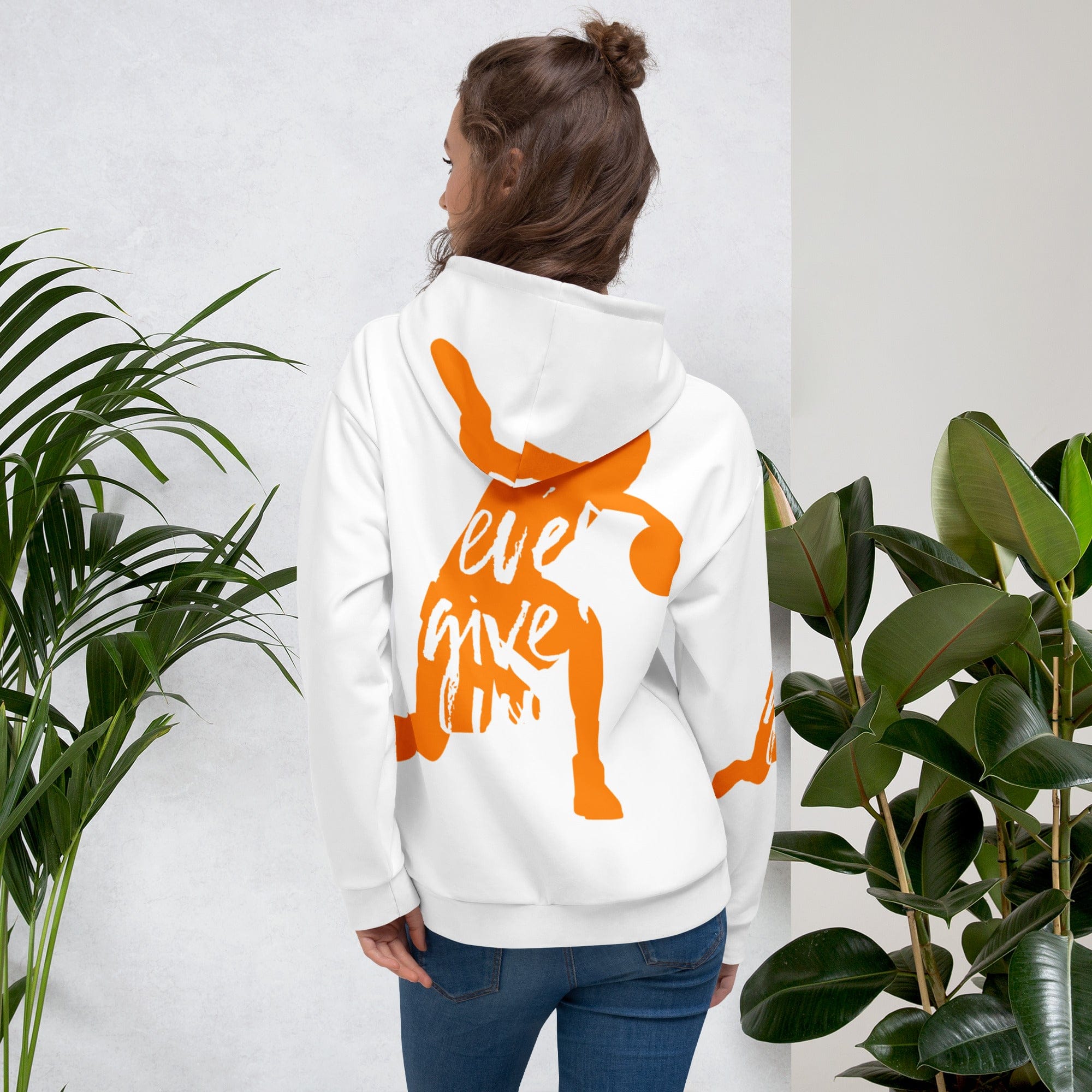 Stylish3Tees.com Never Give Up Unisex Hoodie