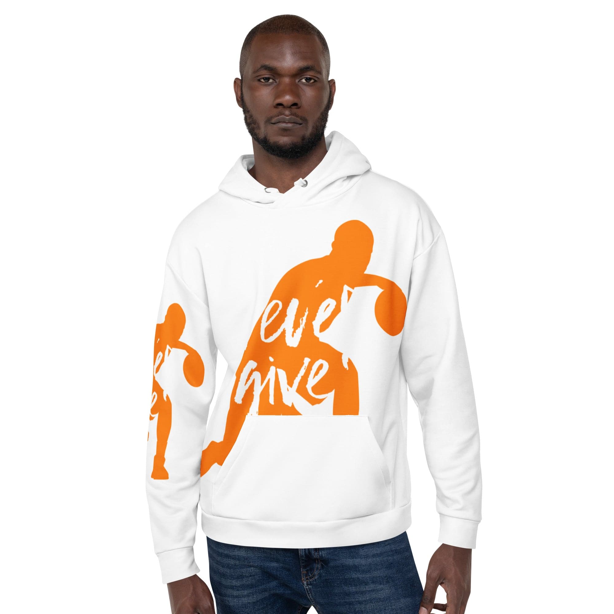 Stylish3Tees.com Never Give Up Unisex Hoodie