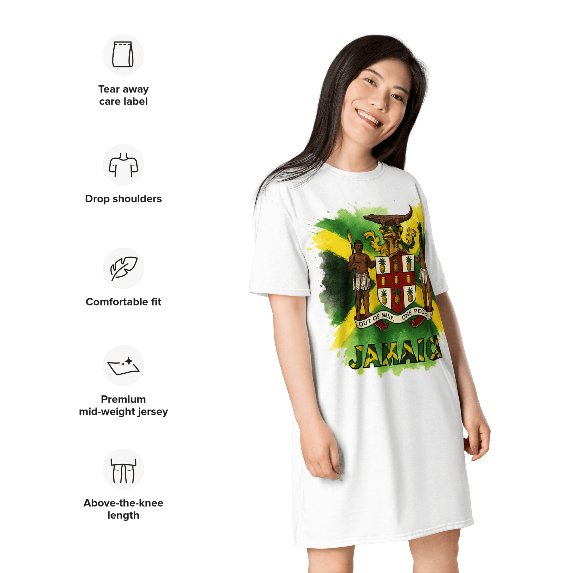 Stylish3Tees.com Out Of Many One People SR2 T-Shirt Dress