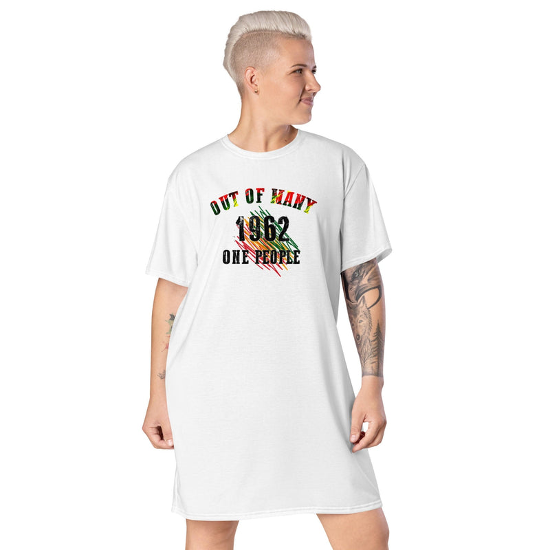 Stylish3Tees.com Out Of Many One People T-Shirt Dress