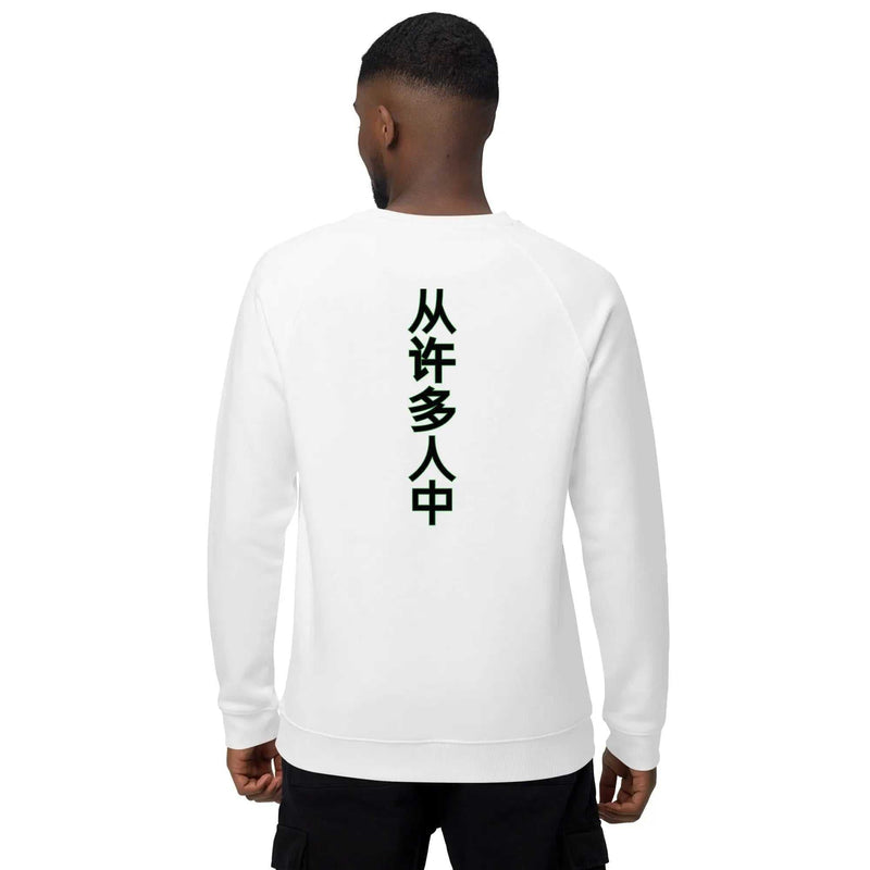 Stylish3Tees.com Out Of Many One People Unisex organic raglan sweatshirt