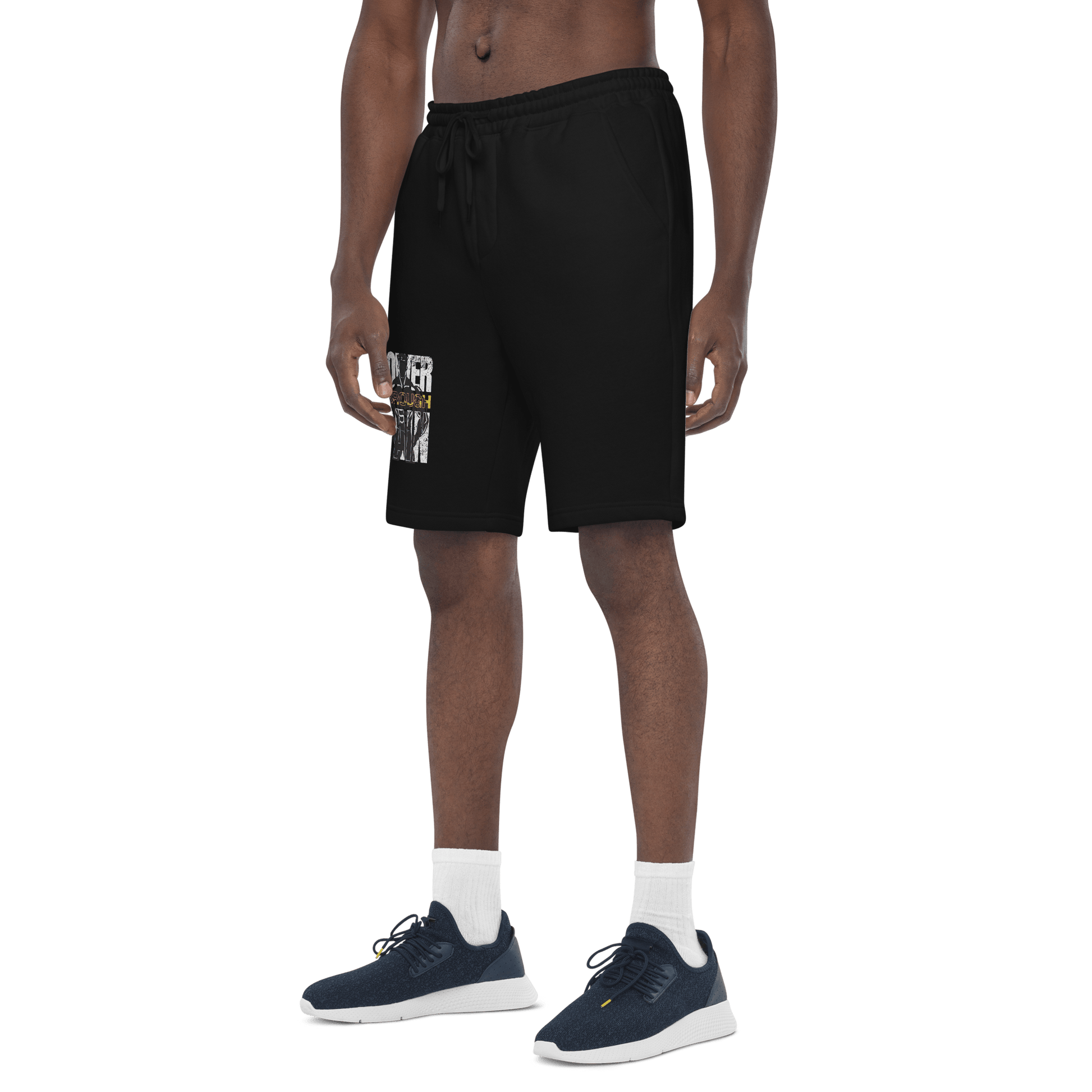 Stylish3Tees.com Power Through Pain Men's fleece shorts