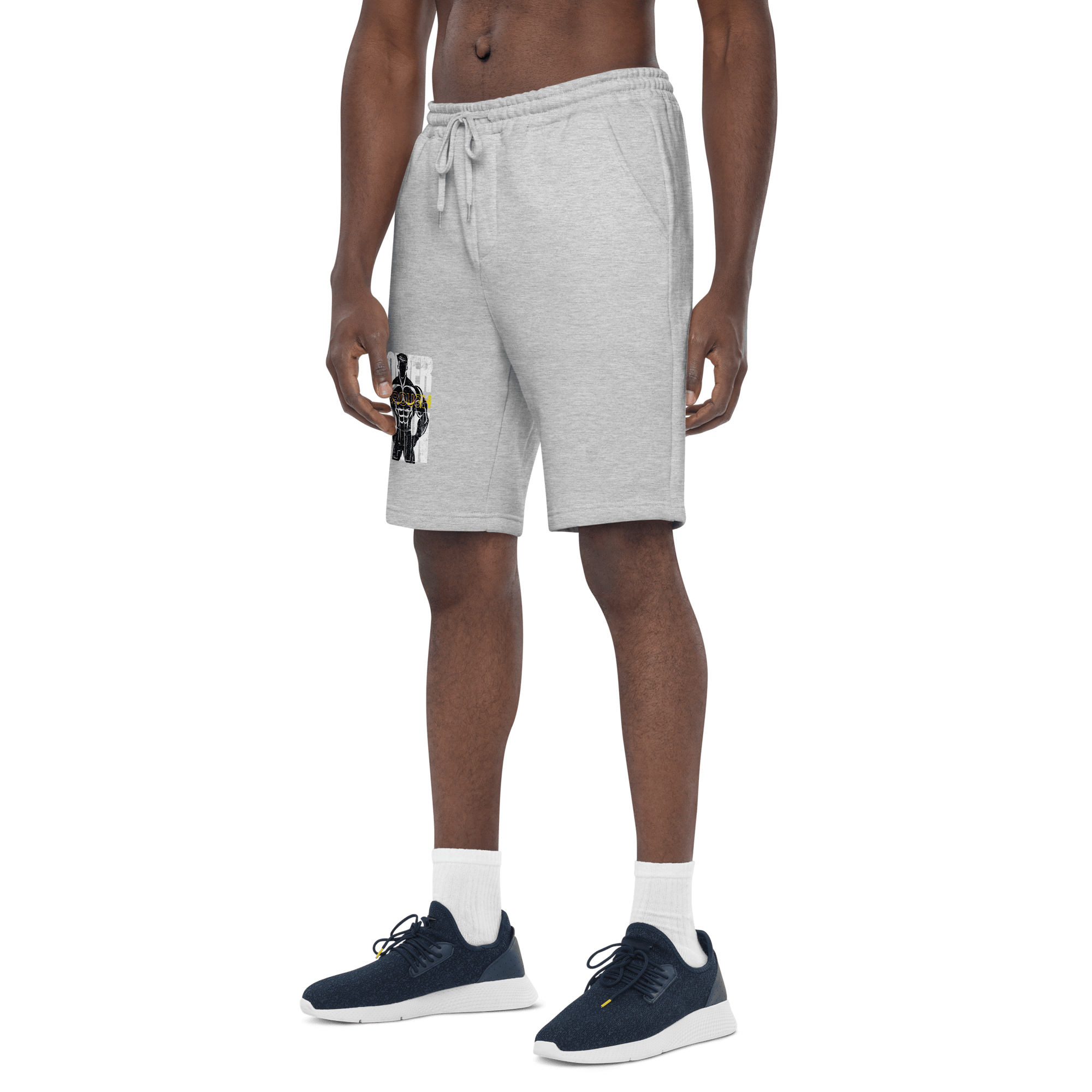 Stylish3Tees.com Power Through Pain Men's fleece shorts