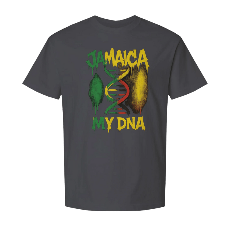 Stylish3Tees.com Print Material Dark Grey / XS Jamaica My DNA SR1 Unisex Heavyweight T-Shirt | Bella + Canvas 3010