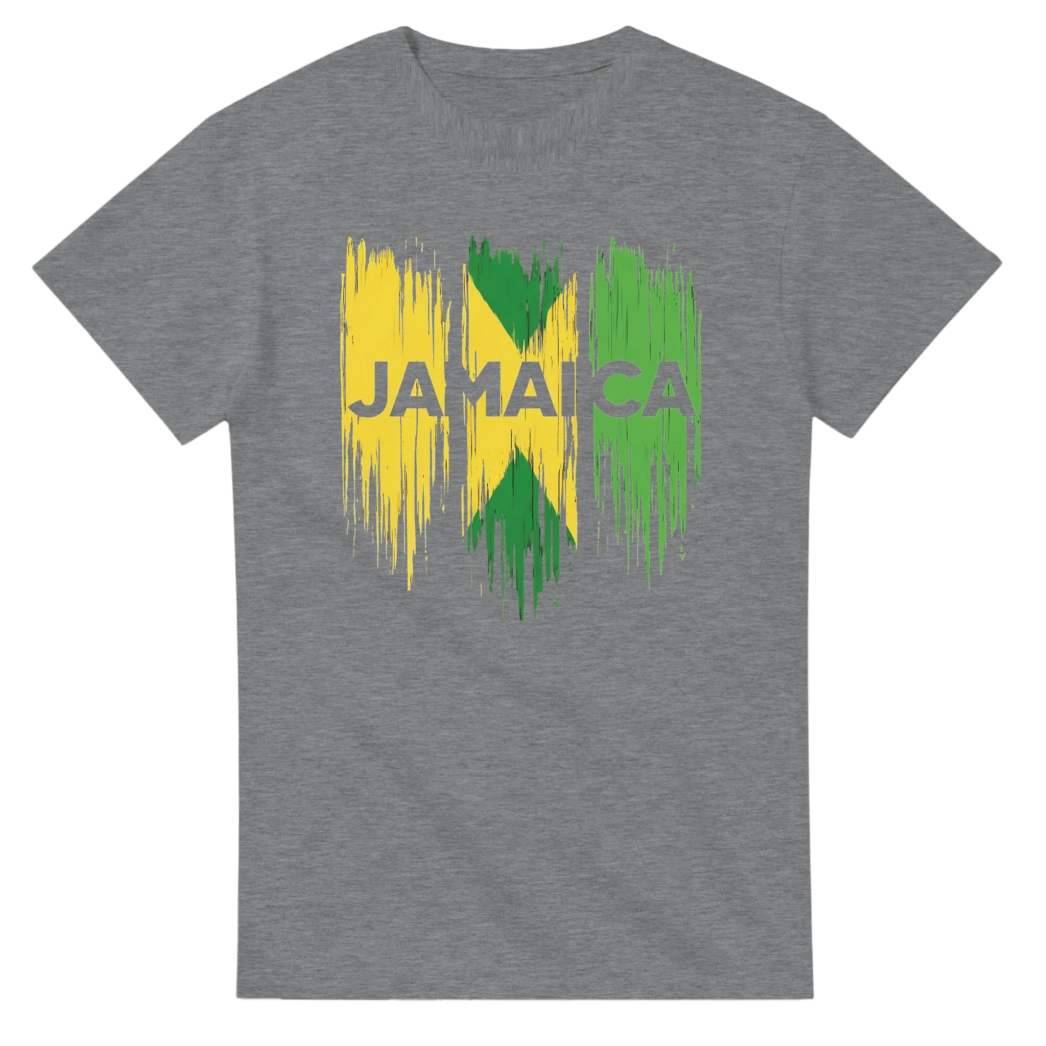 Stylish3Tees.com Print Material Sport Grey / S Raw Unfiltered Jamaica Heavyweight Unisex Crewneck T-shirt