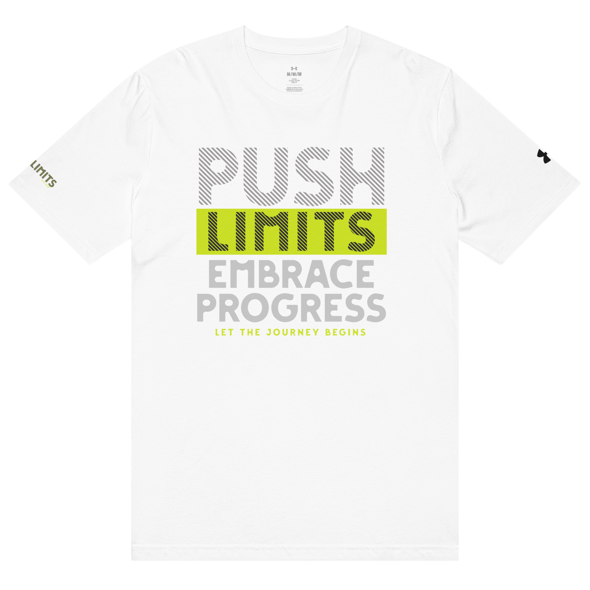 Stylish3Tees.com Push Limits Embrace Progress Under ArmourⓇ athletic t-shirt