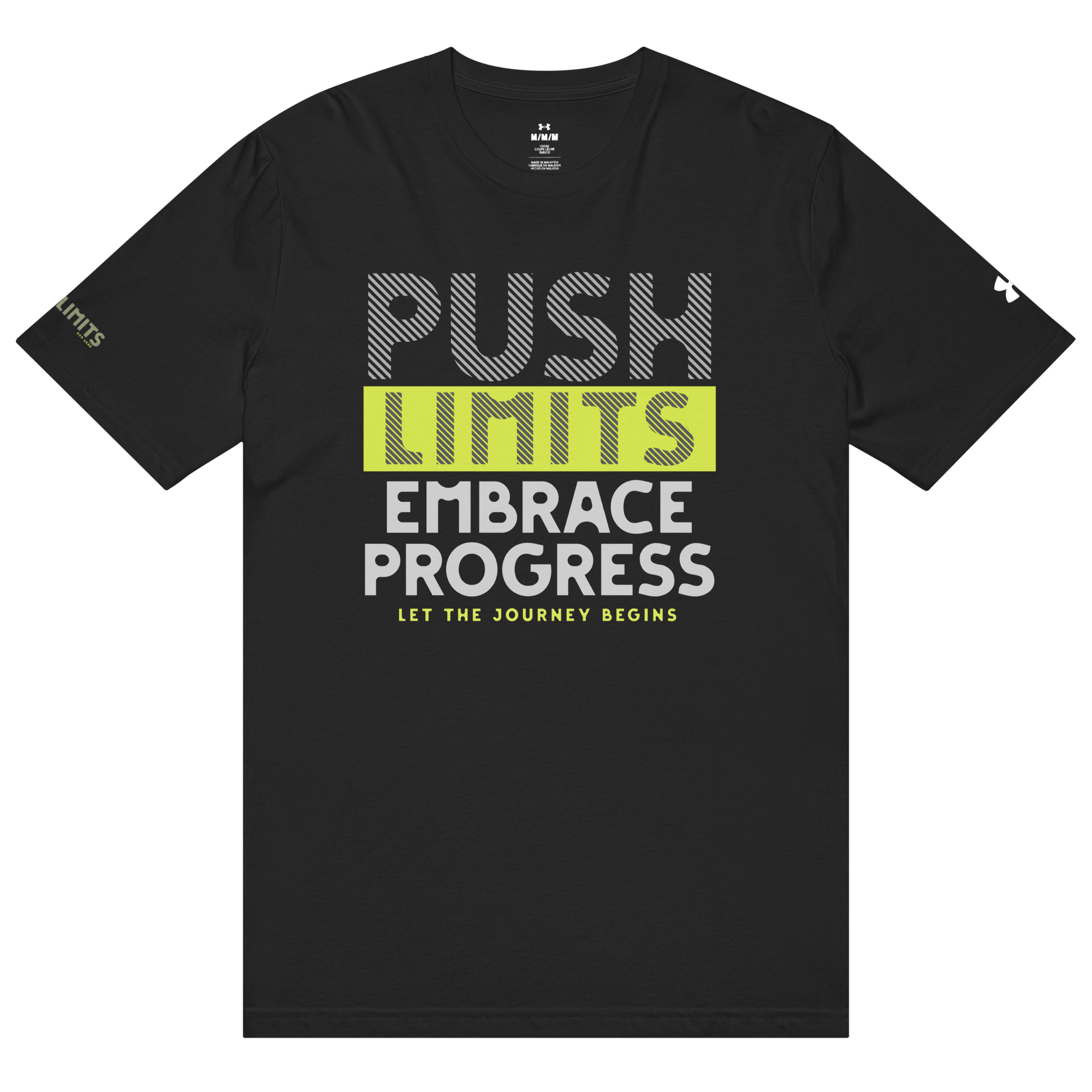 Stylish3Tees.com Push Limits Embrace Progress Under ArmourⓇ athletic t-shirt