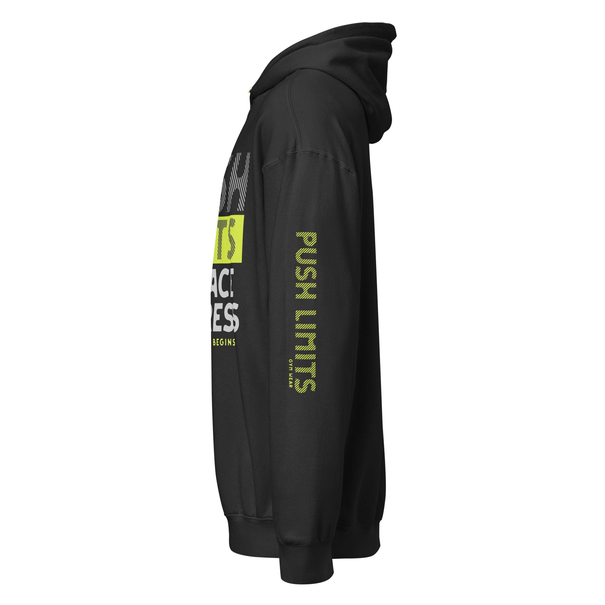 Stylish3Tees.com Push Limits Embrace Progress Unisex garment-dyed lightweight hoodie