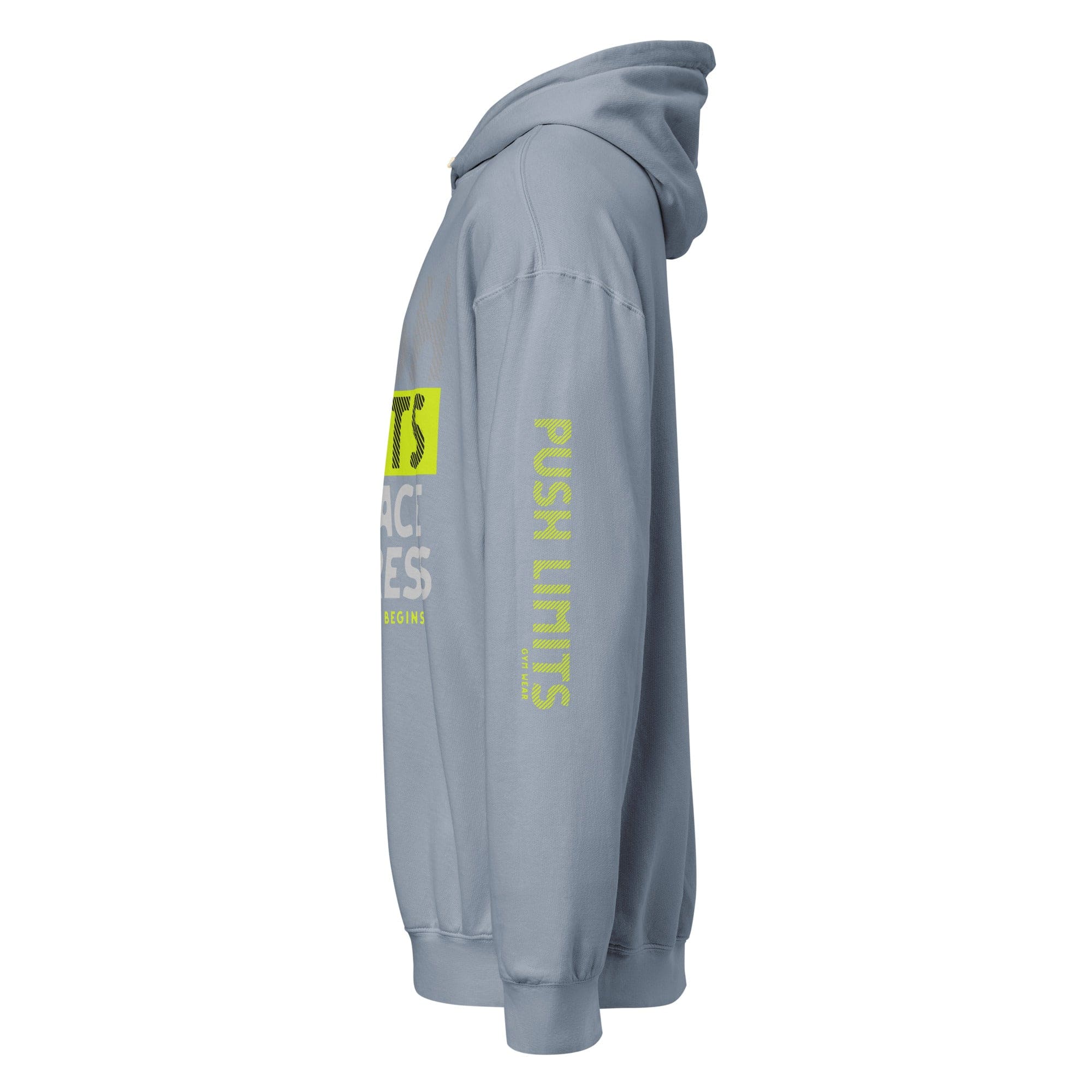 Stylish3Tees.com Push Limits Embrace Progress Unisex garment-dyed lightweight hoodie