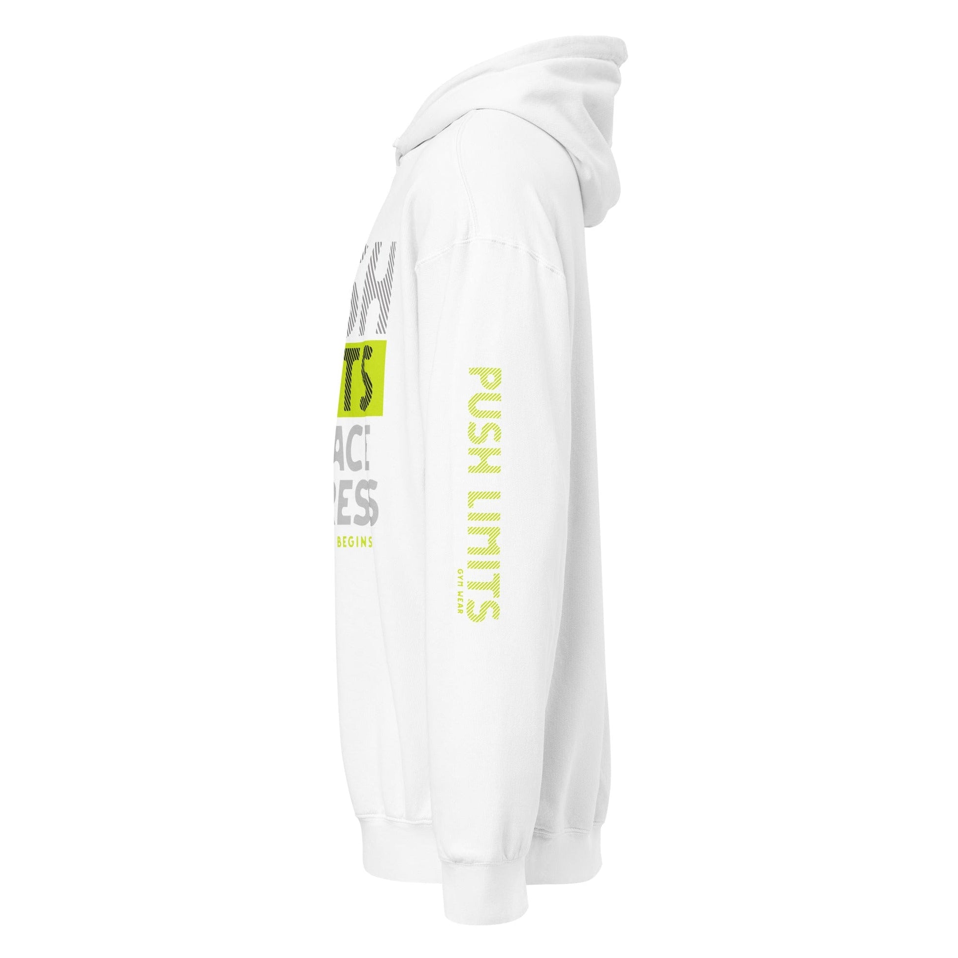 Stylish3Tees.com Push Limits Embrace Progress Unisex garment-dyed lightweight hoodie