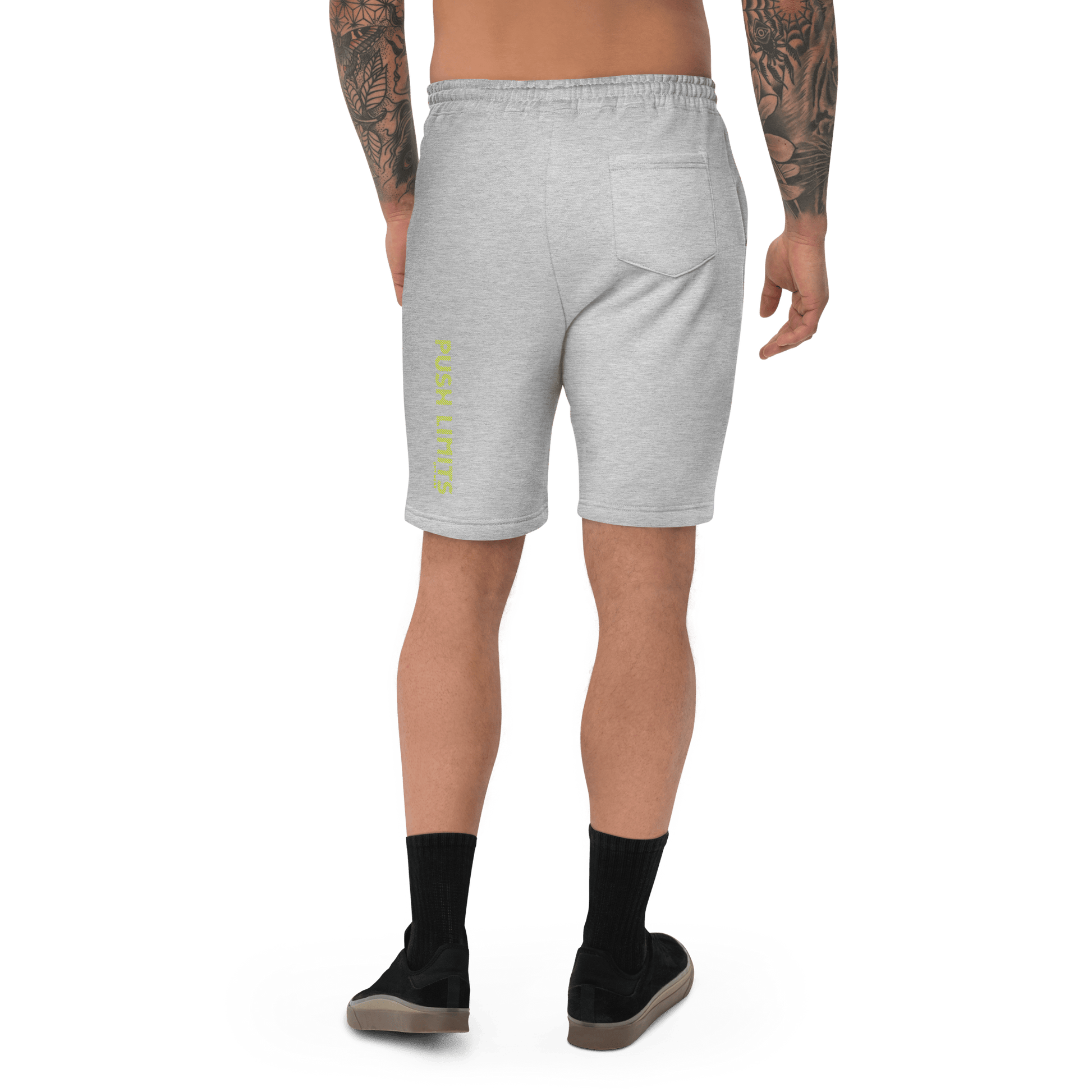 Stylish3Tees.com Push Limits Men's fleece shorts