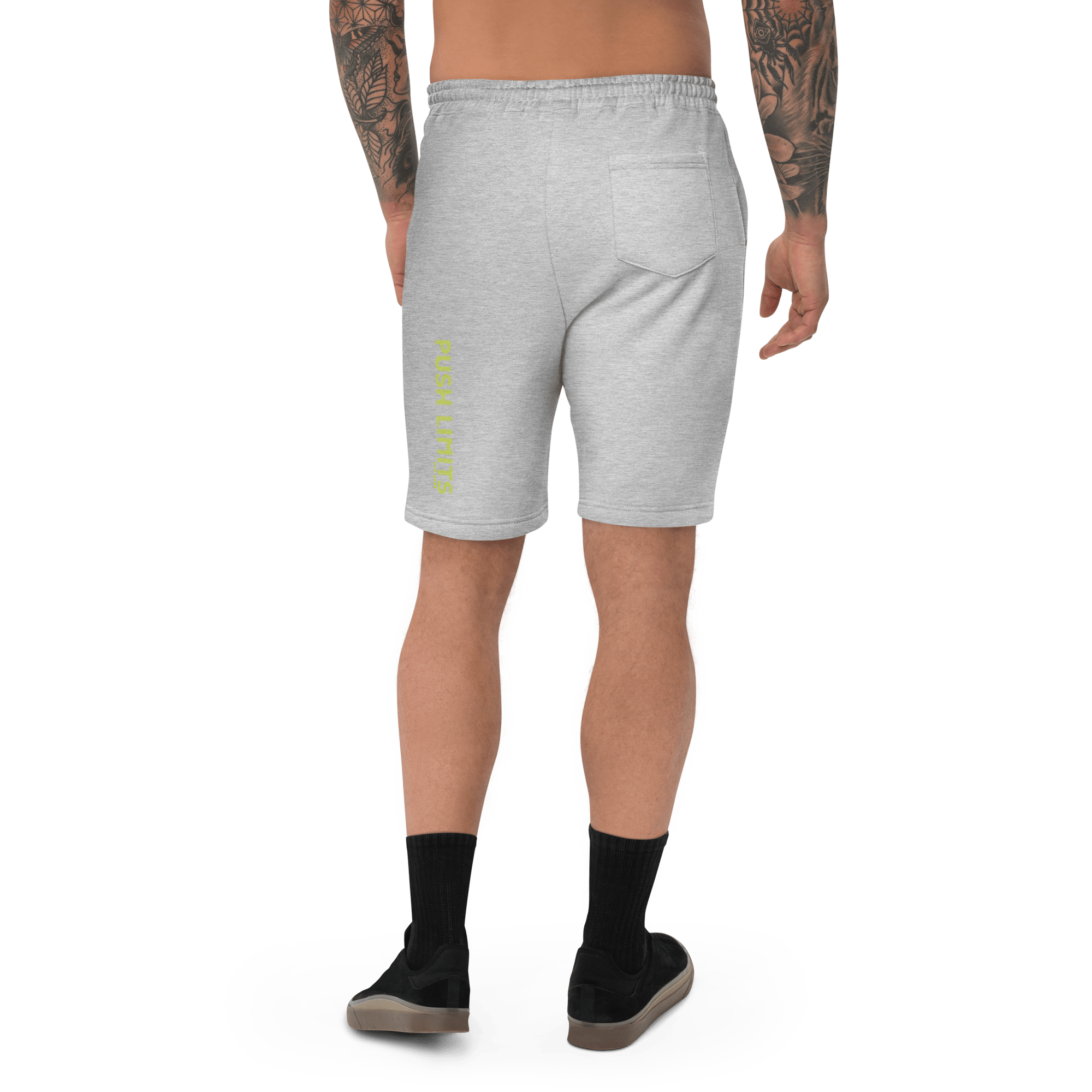Stylish3Tees.com Push Limits Men's fleece shorts