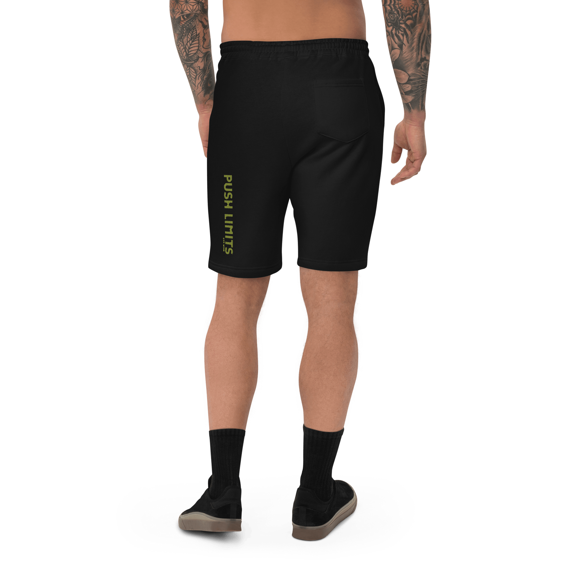 Stylish3Tees.com Push Limits Men's fleece shorts