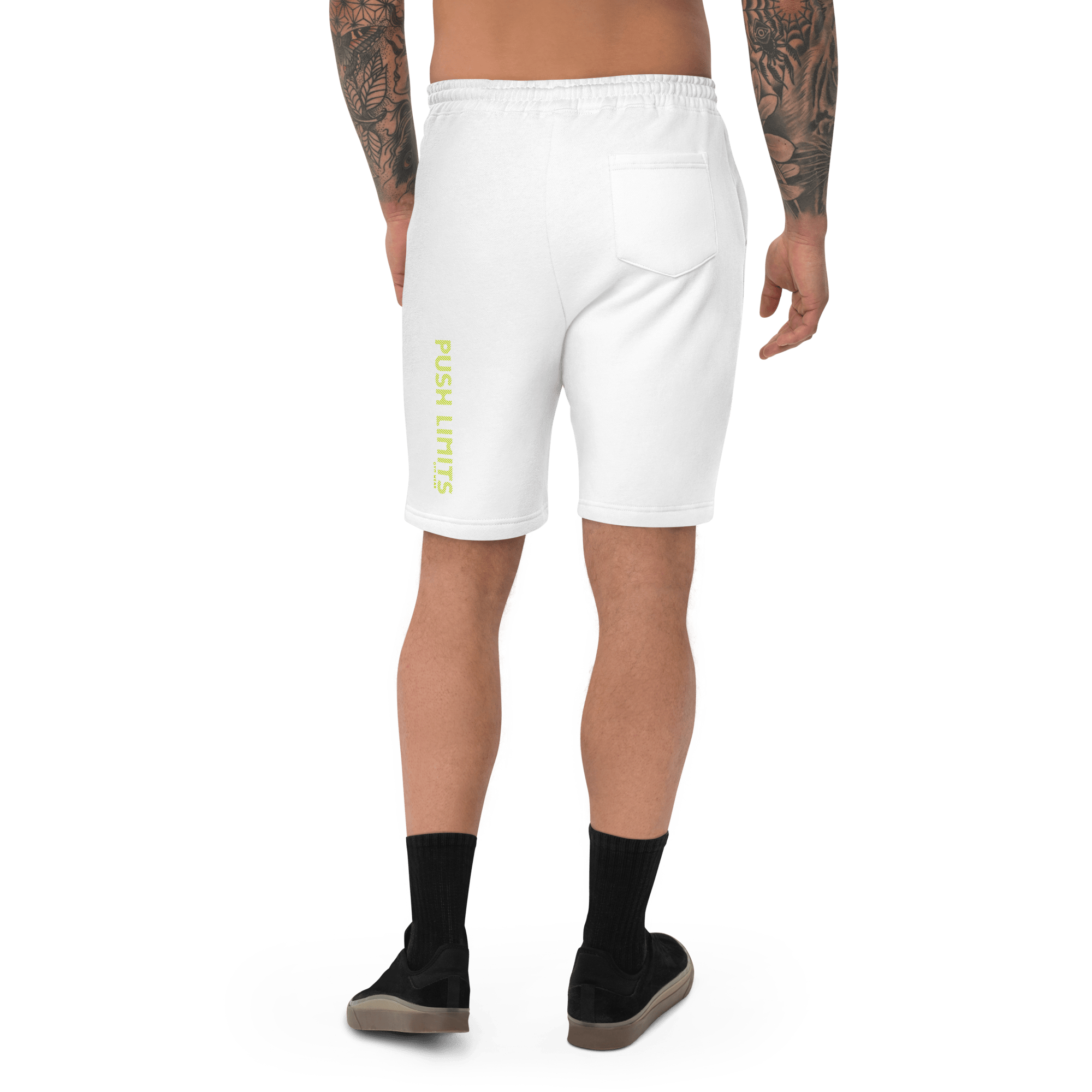 Stylish3Tees.com Push Limits Men's fleece shorts