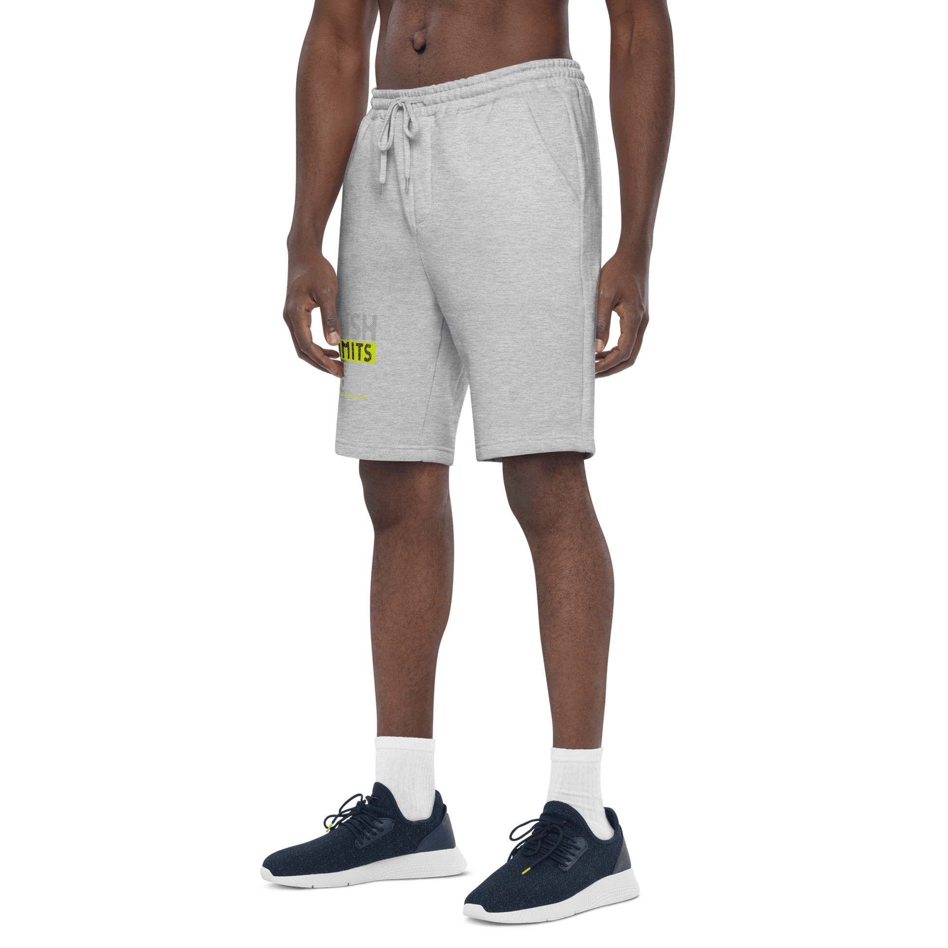 Stylish3Tees.com Push Limits Men's fleece shorts