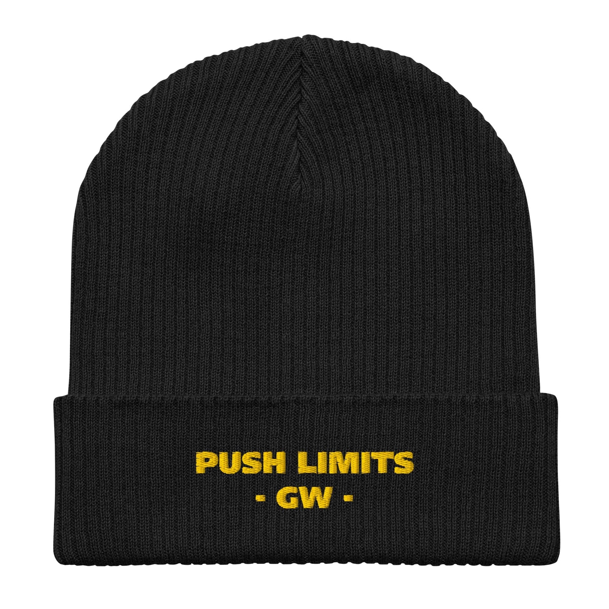 Stylish3Tees.com Push Limits Organic Ribbed Beanie