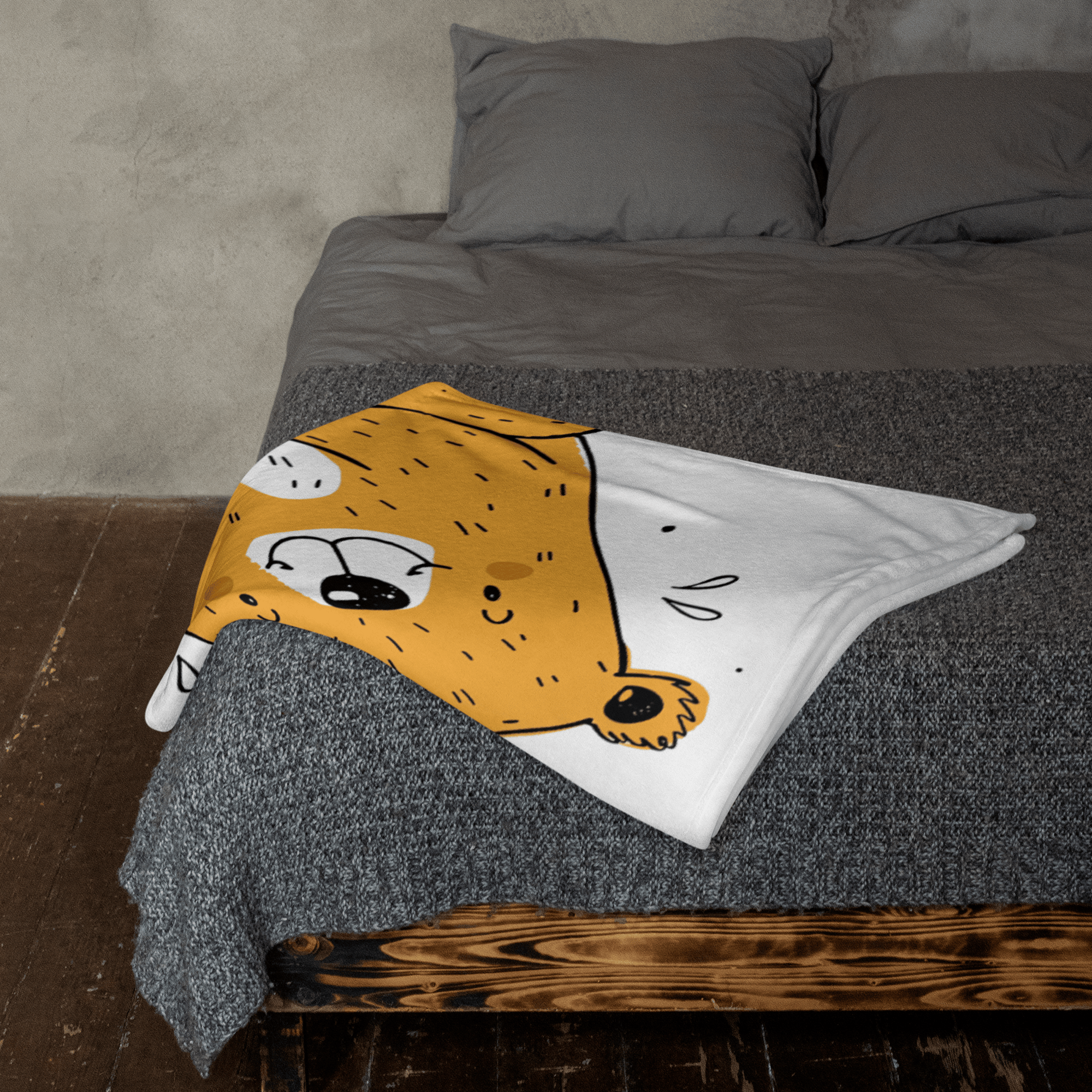 Stylish3Tees.com Stay Strong Like Bears Throw Blanket