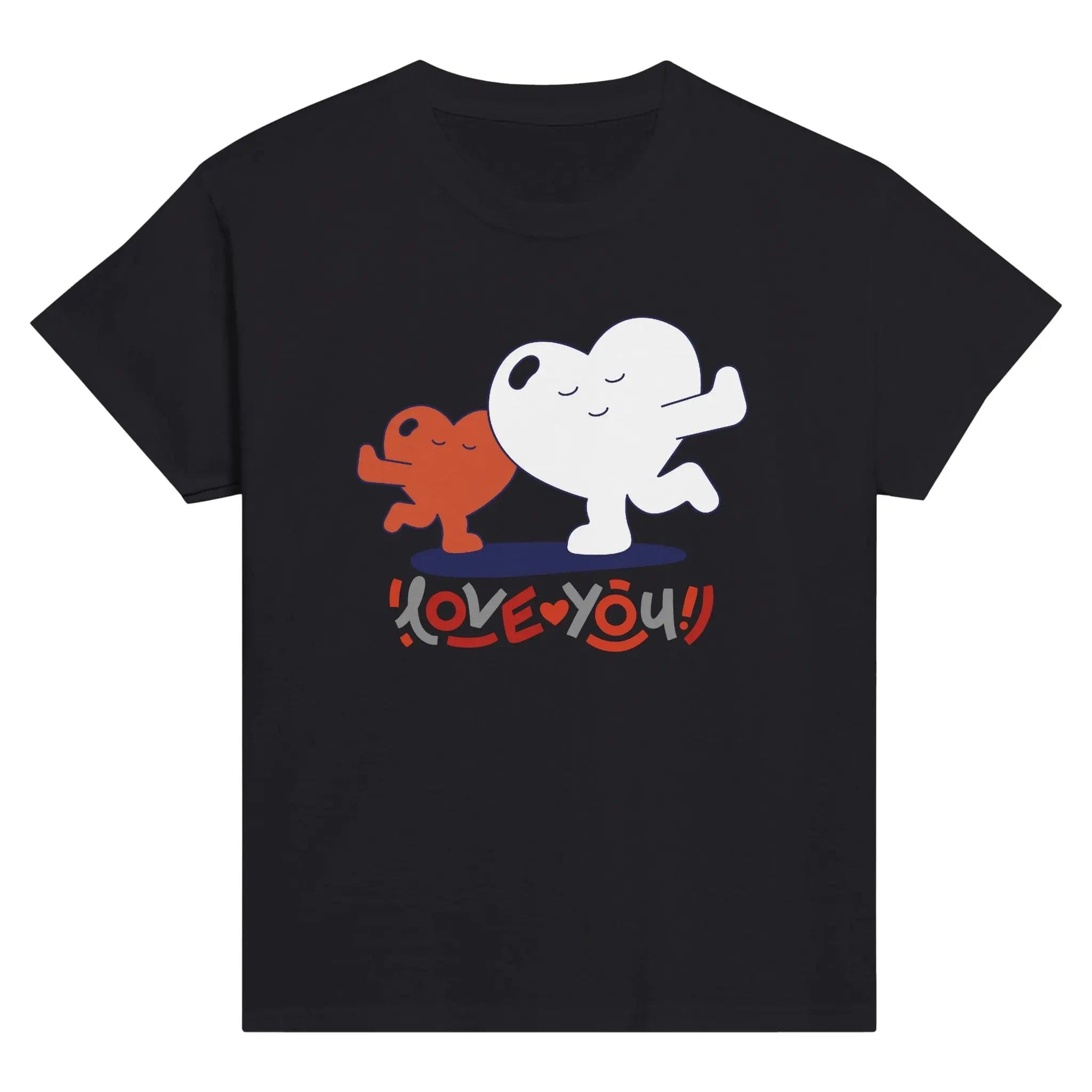 Stylish3Tees.com T-Shirts Black / XS Love You Classic Kids Crewneck T-shirt