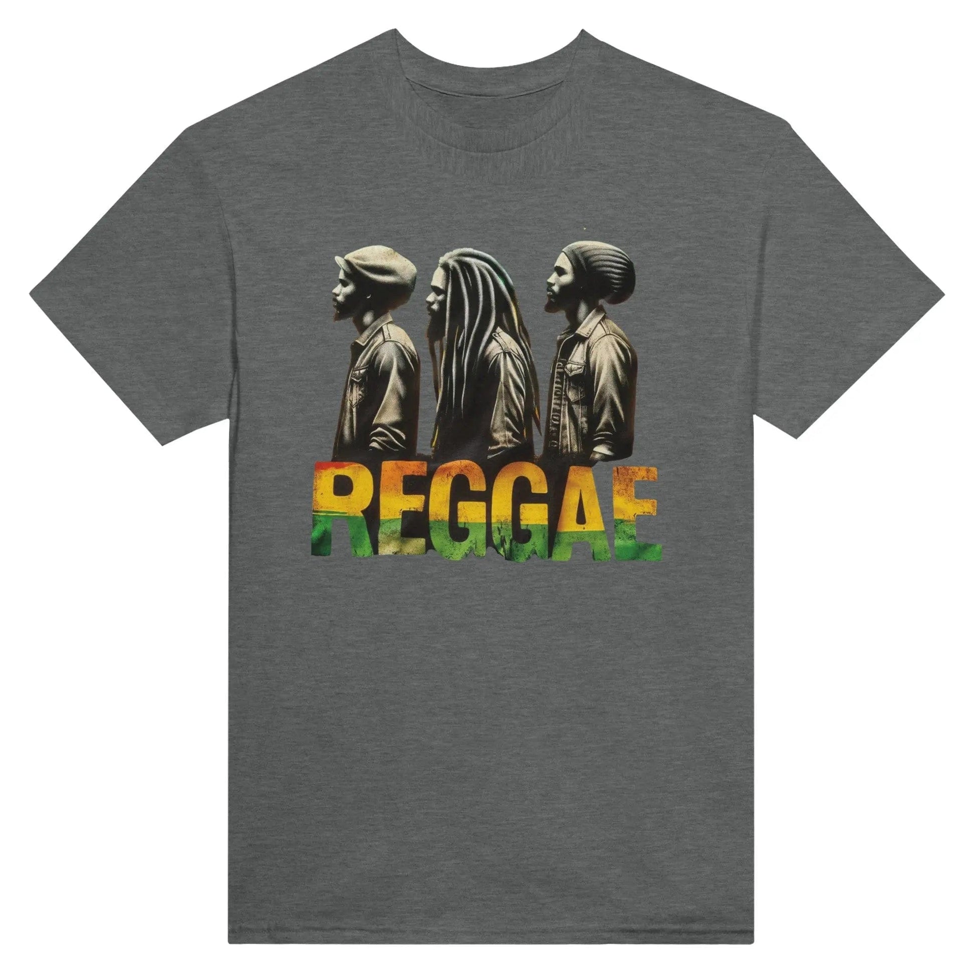 Stylish3Tees.com T-Shirts Graphite Heather / S Reggae Heavyweight Unisex Crewneck T-shirt