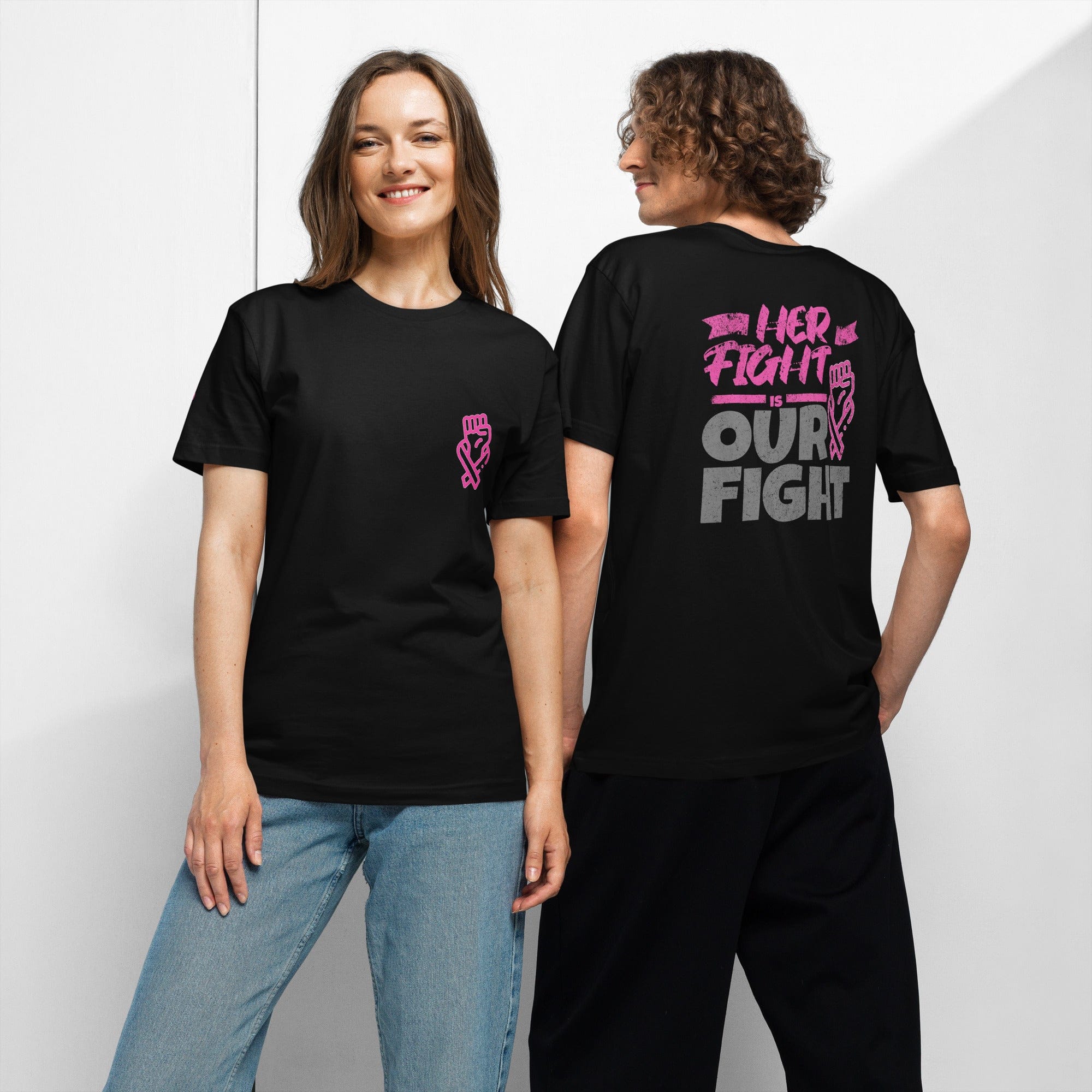Stylish3Tees.com T-Shirts Her Fight Is Our Fight Unisex fine jersey tee