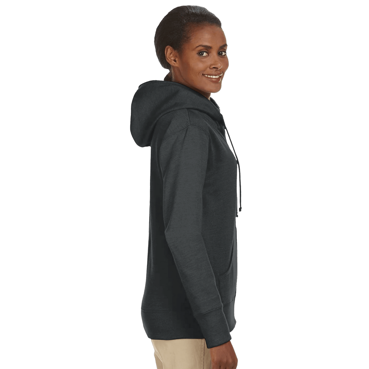 Stylish3Tees.com T-Shirts I Will Fear No Evil Organic Women's Heathered Zip Hoodie | Econscious EC4580
