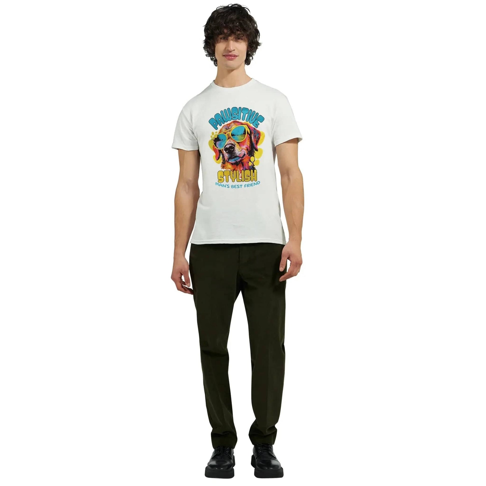 Stylish3Tees.com T-Shirts Positive Stylish Heavyweight Unisex Crewneck T-shirt