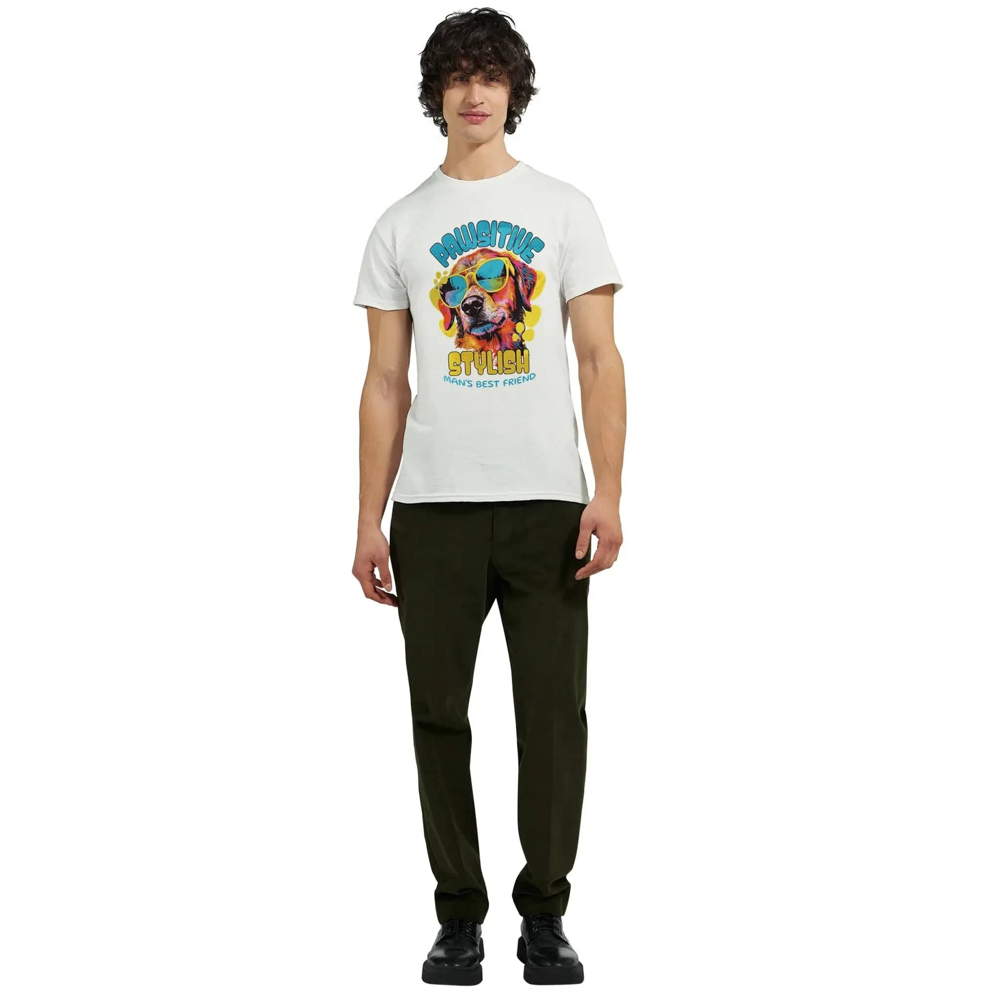 Stylish3Tees.com T-Shirts Positive Stylish Heavyweight Unisex Crewneck T-shirt