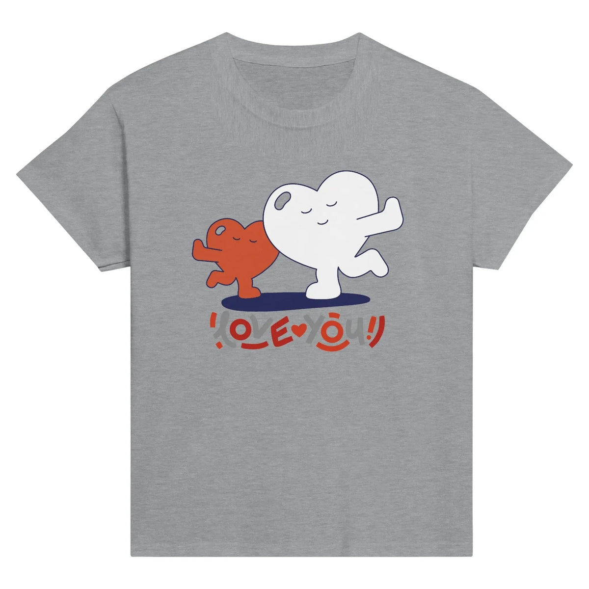 Stylish3Tees.com T-Shirts Sports Grey / S Love You Classic Kids Crewneck T-shirt