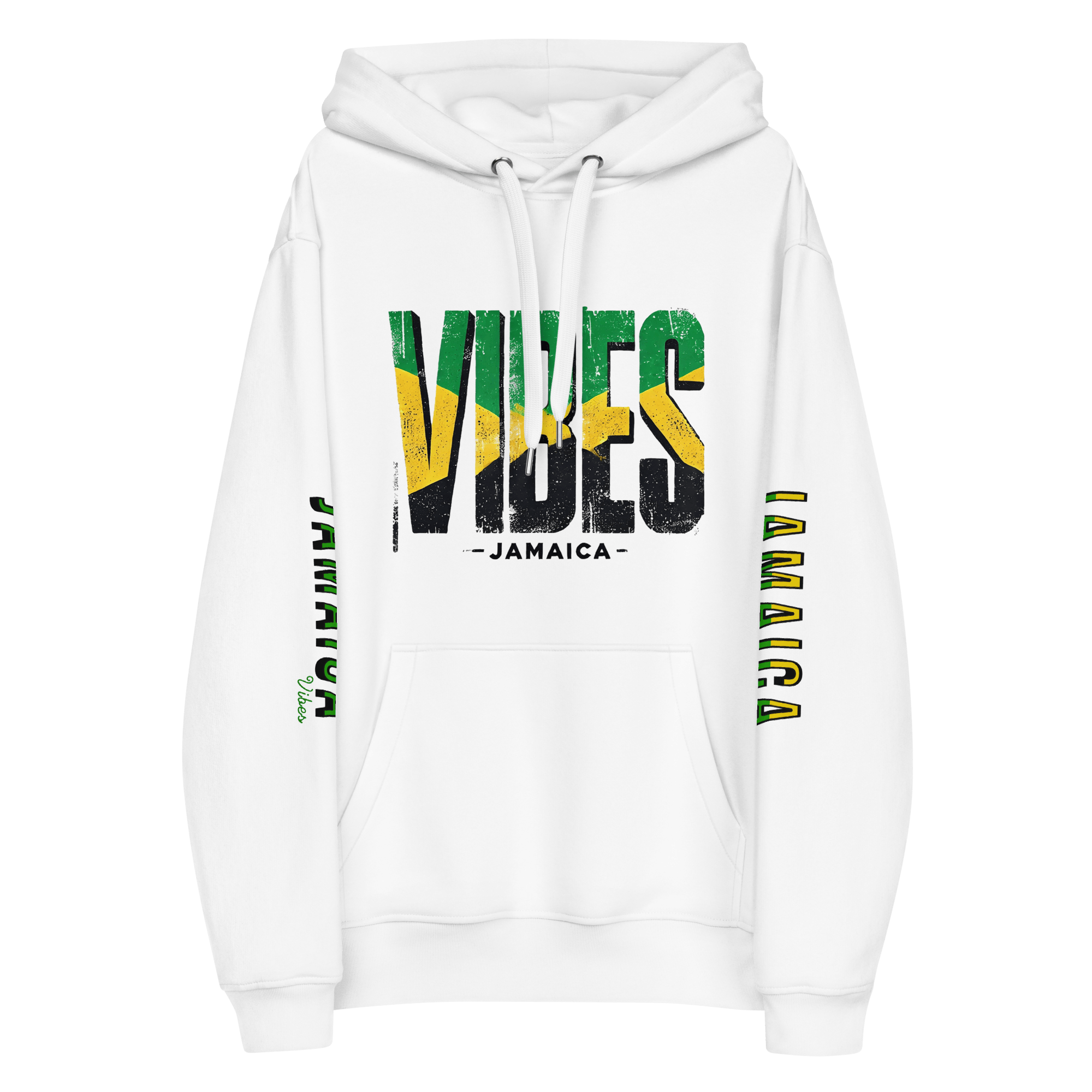 Stylish3Tees.com T-Shirts Vibes Jamaica Premium eco hoodie