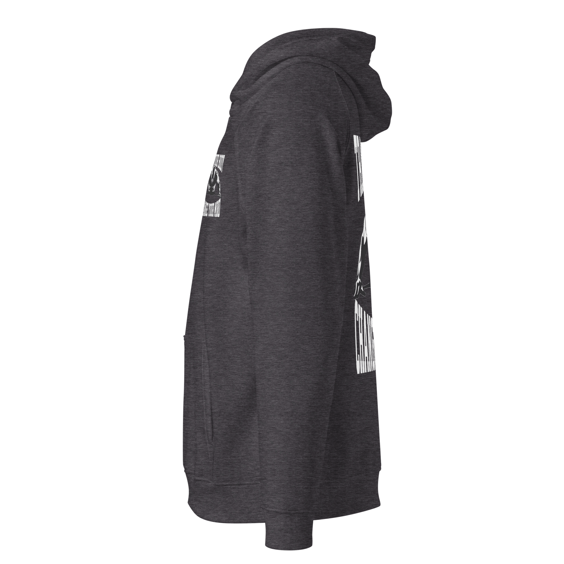 Stylish3Tees.com Train Your Body Change Your Mind Unisex eco raglan hoodie