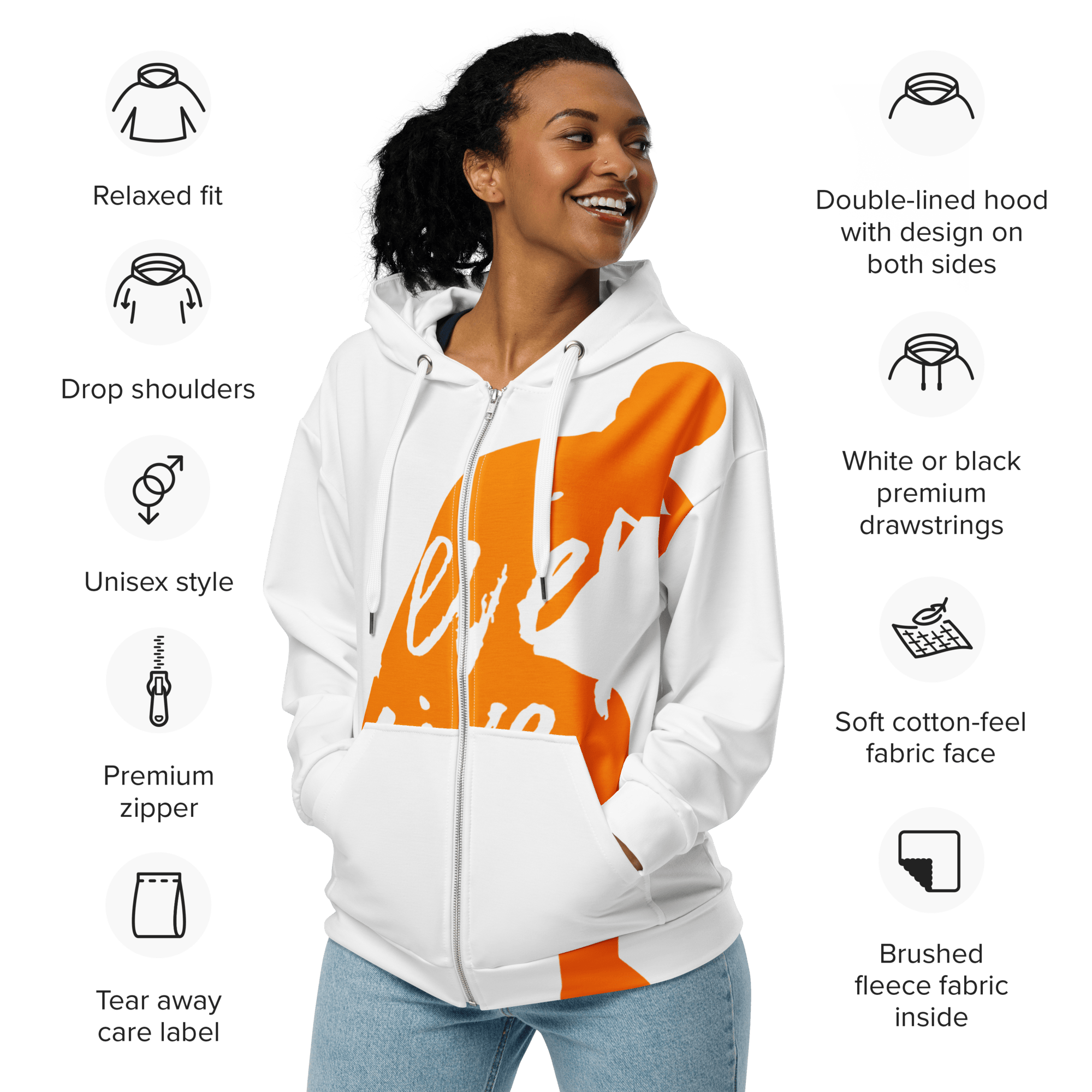 Stylish3Tees.com Unisex zip hoodie