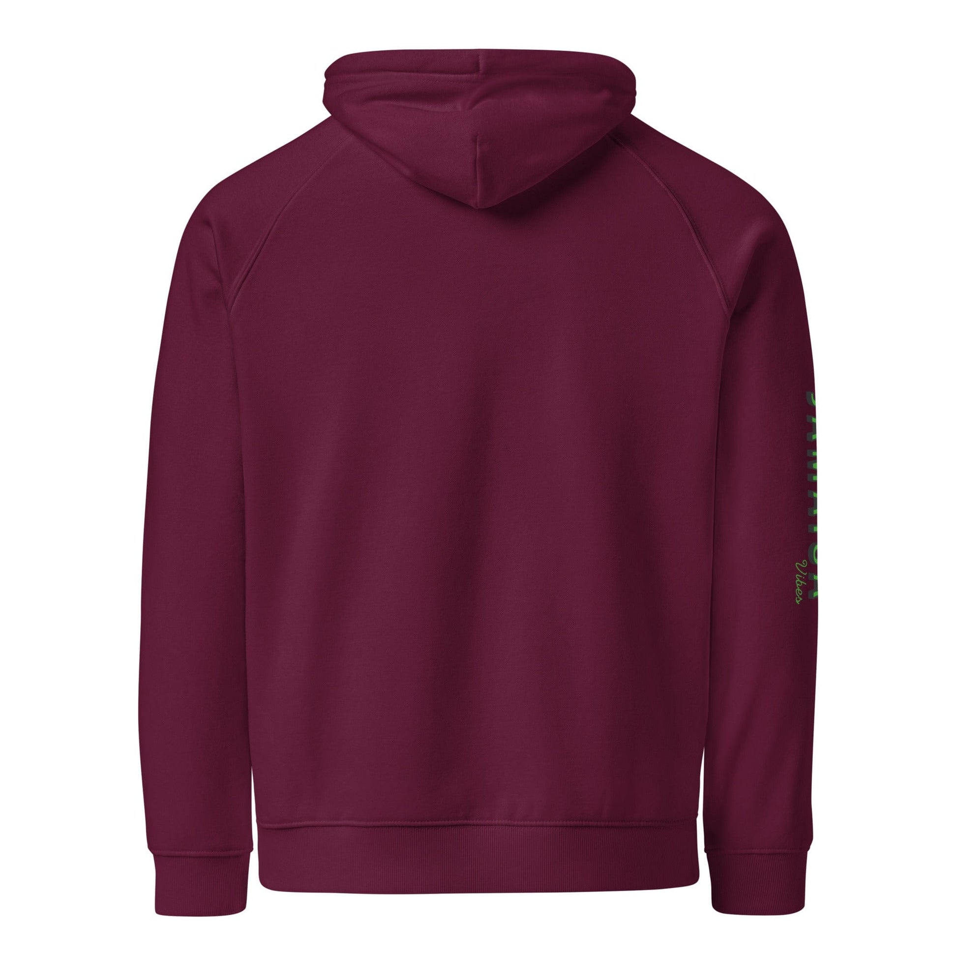 Stylish3Tees.com Vibes Jamaica Unisex eco raglan hoodie