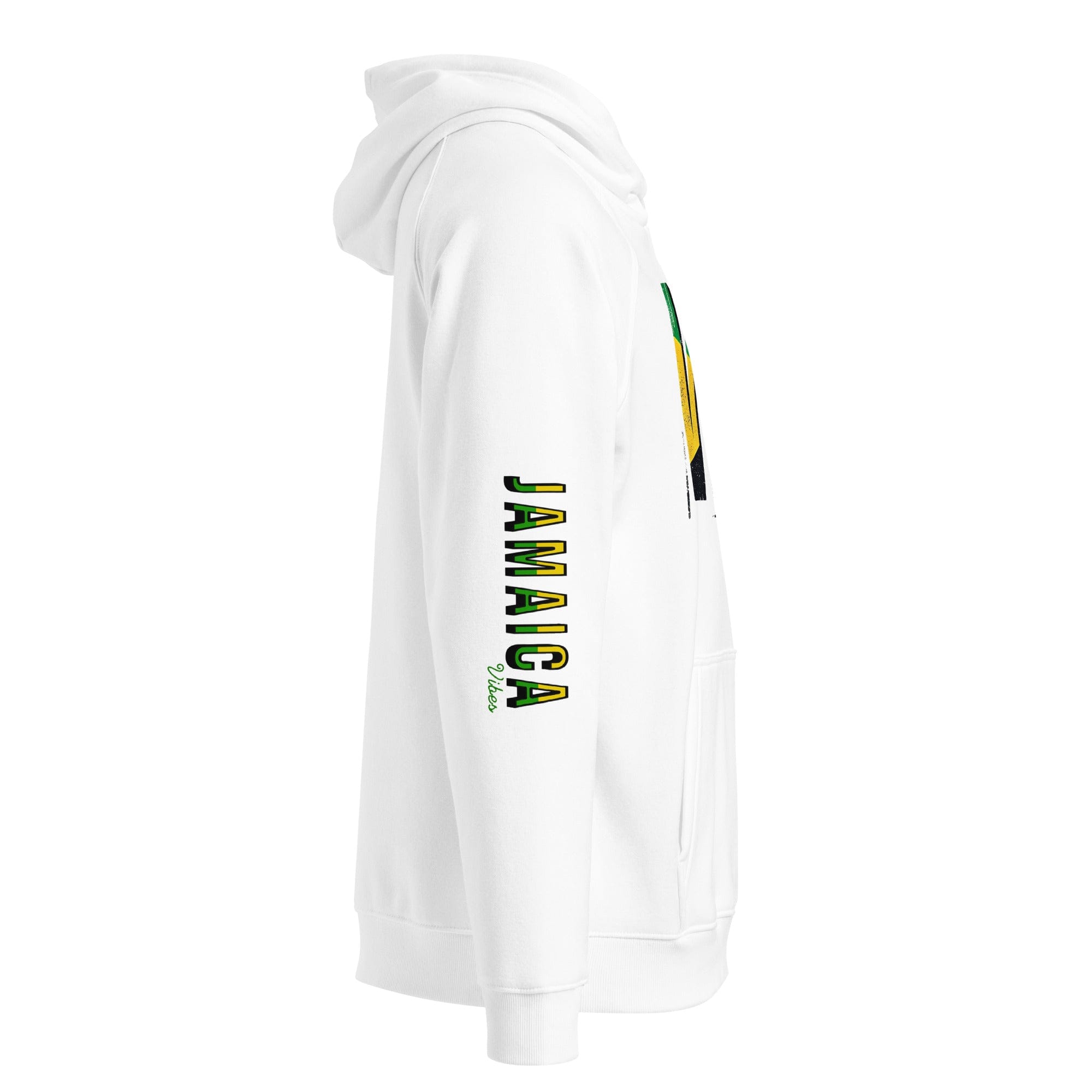 Stylish3Tees.com Vibes Jamaica Unisex eco raglan hoodie