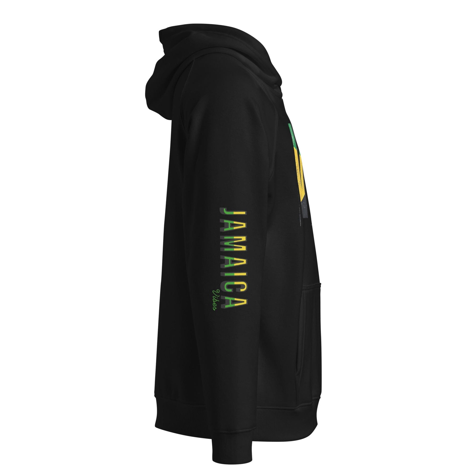 Stylish3Tees.com Vibes Jamaica Unisex eco raglan hoodie