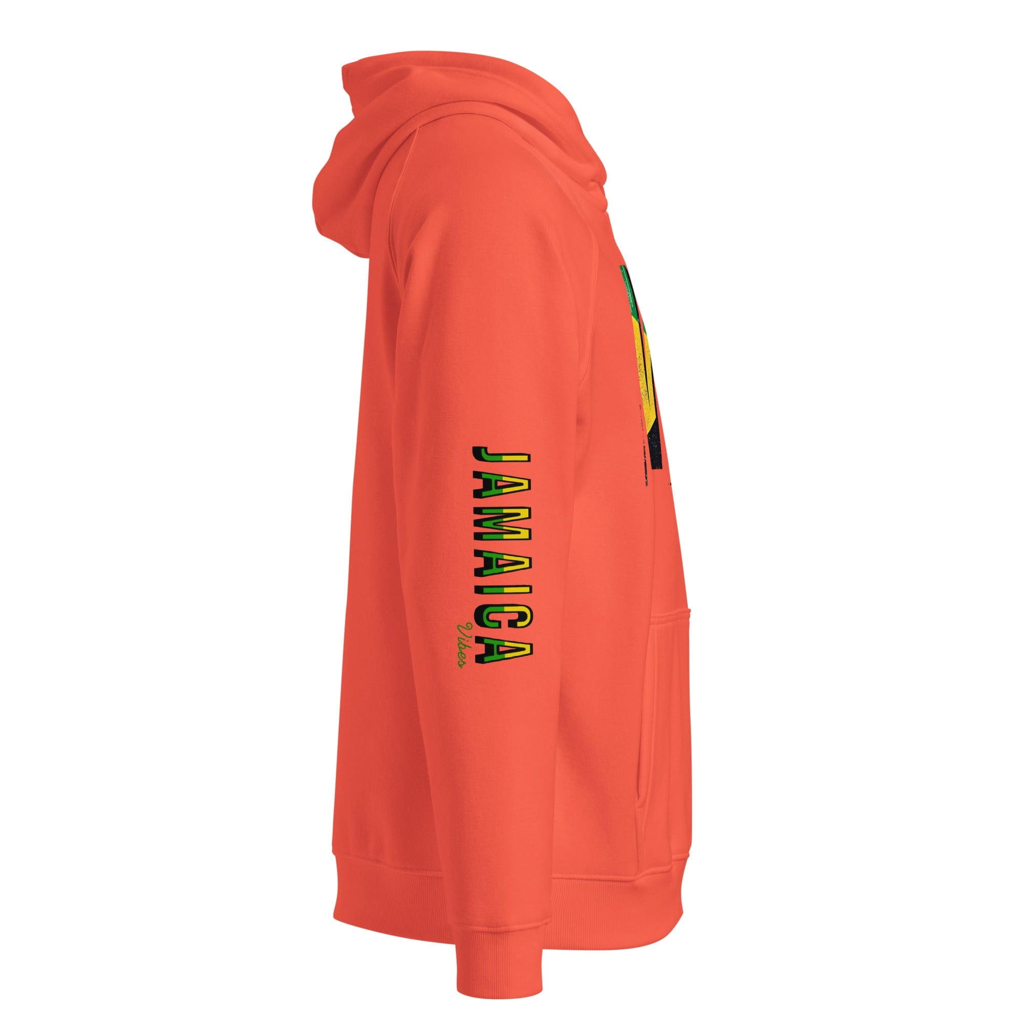 Stylish3Tees.com Vibes Jamaica Unisex eco raglan hoodie