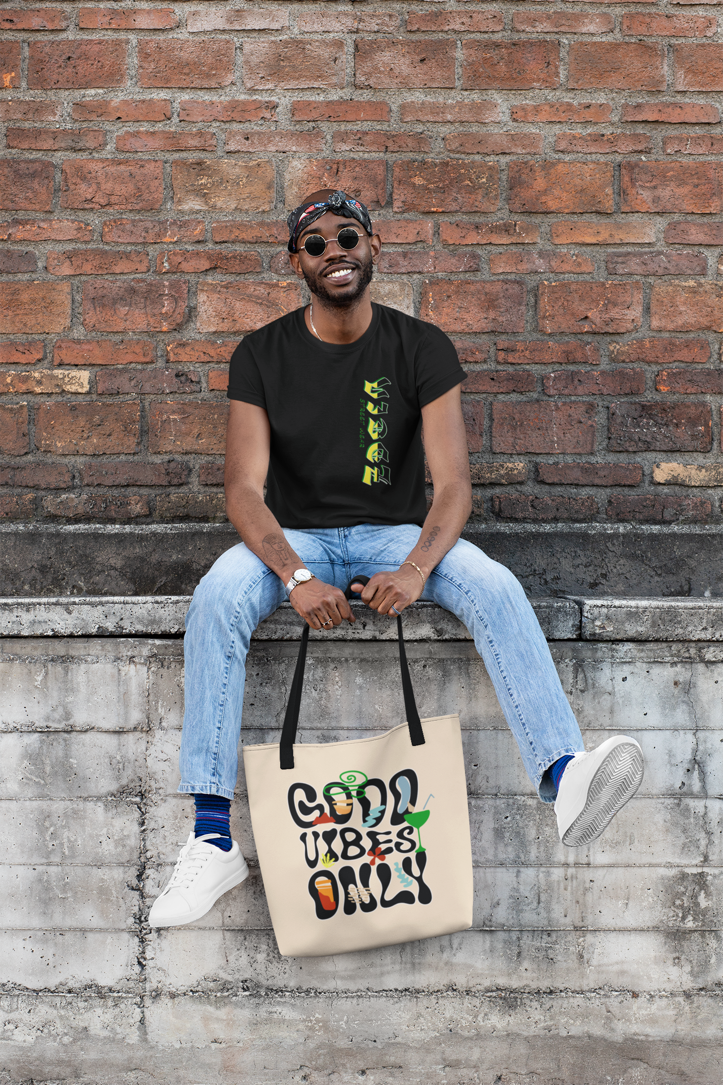 Good Vibes Only Premium Tote Bag