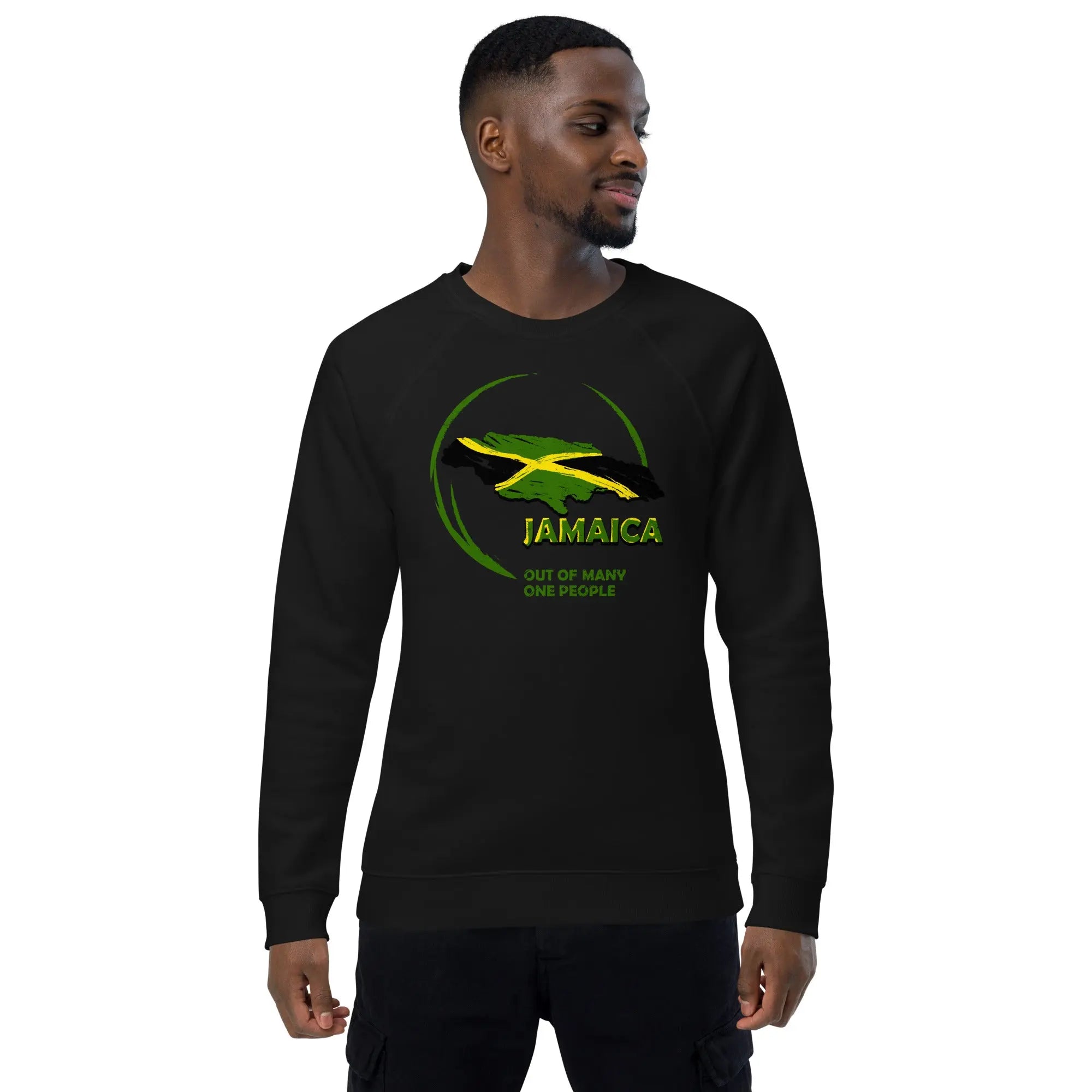 Unisex organic raglan sweatshirt Stylish3Tees.com